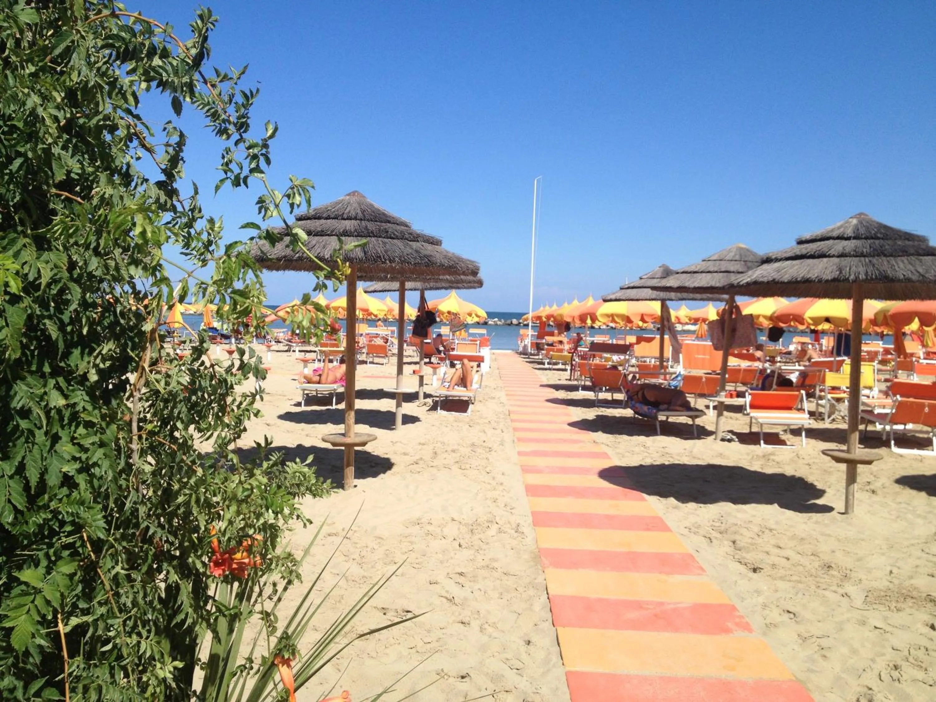 Beach in Hotel La Conchiglia