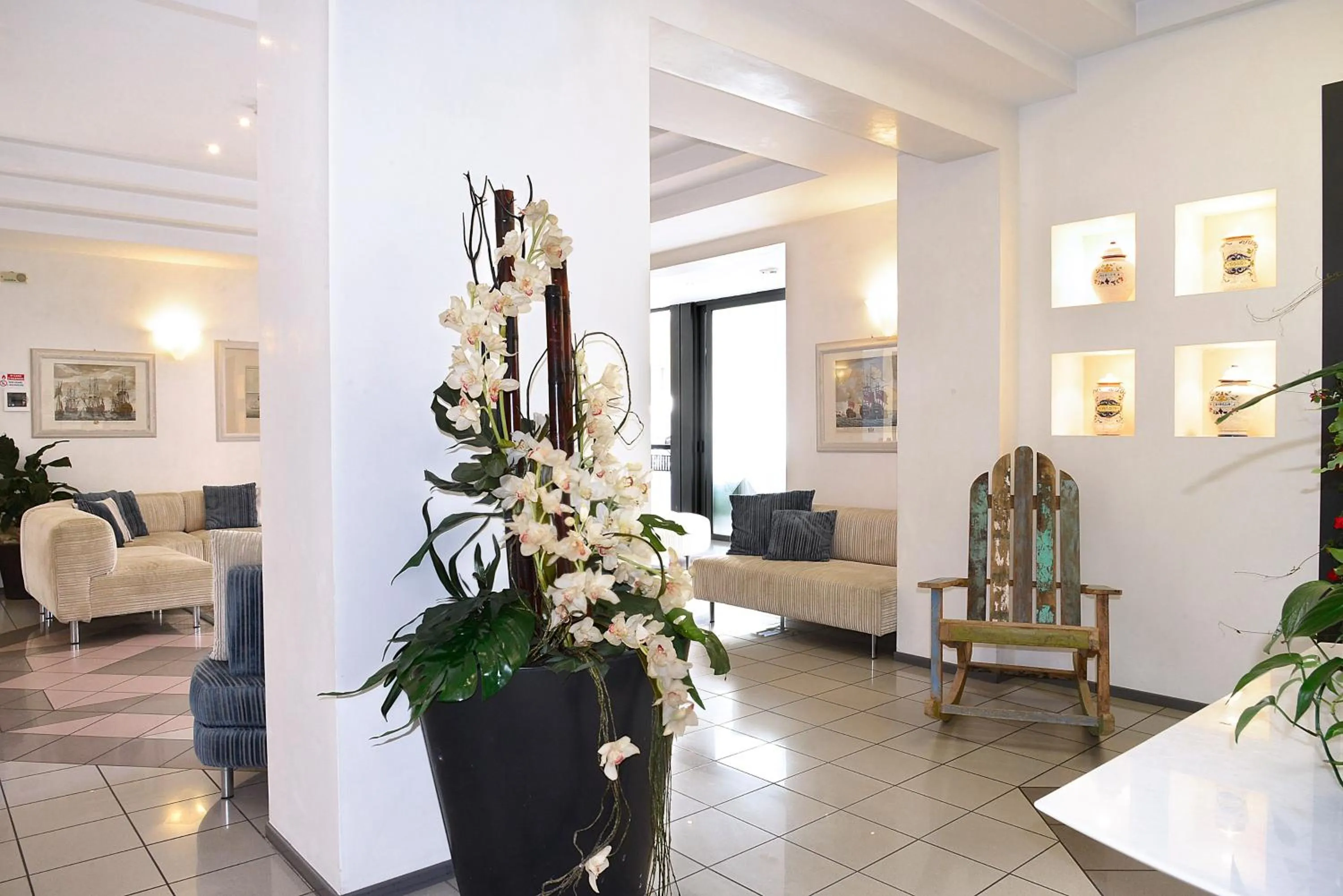 Lobby or reception in Hotel La Conchiglia