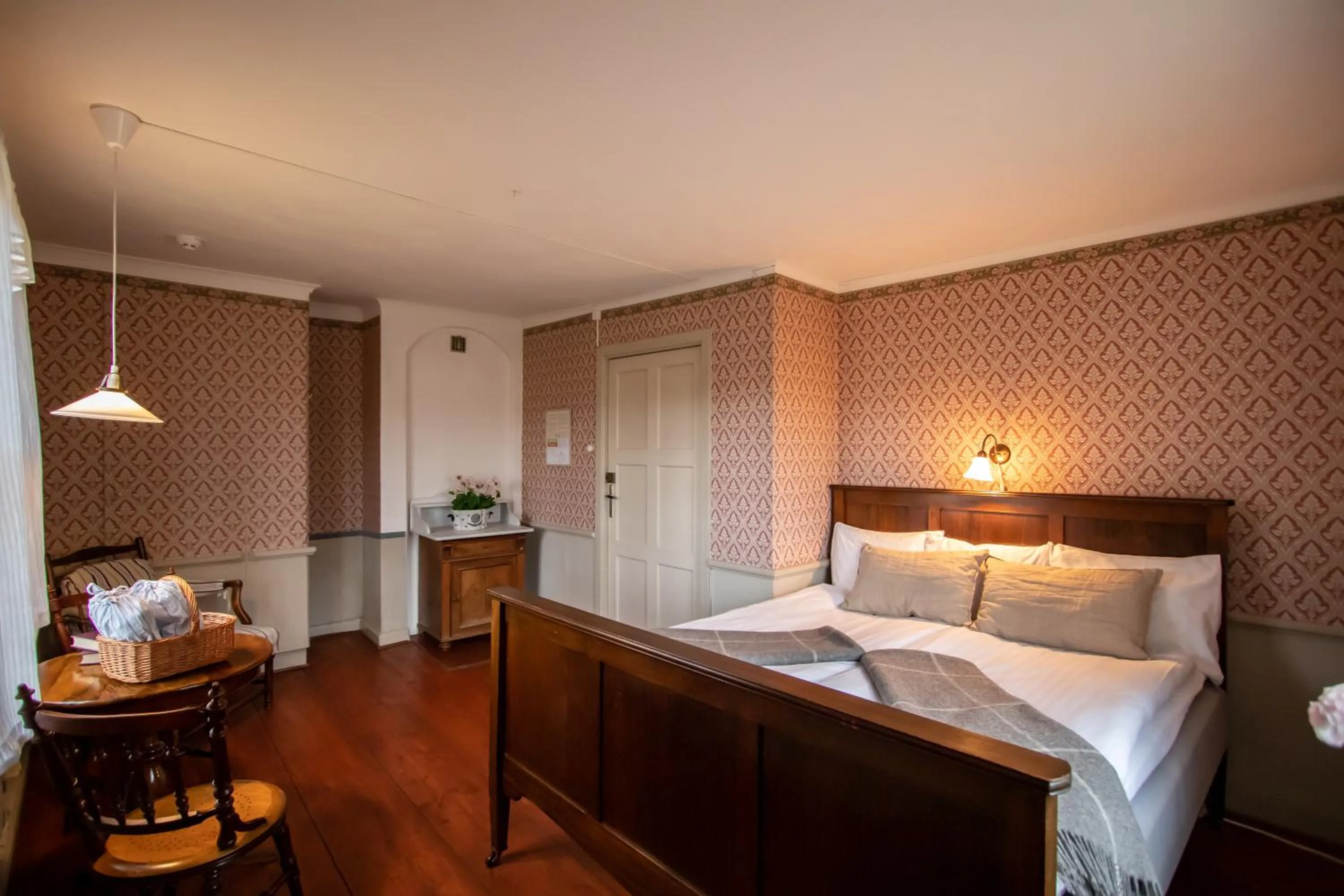 Bedroom, Bed in Hotell Dahlströmska gården