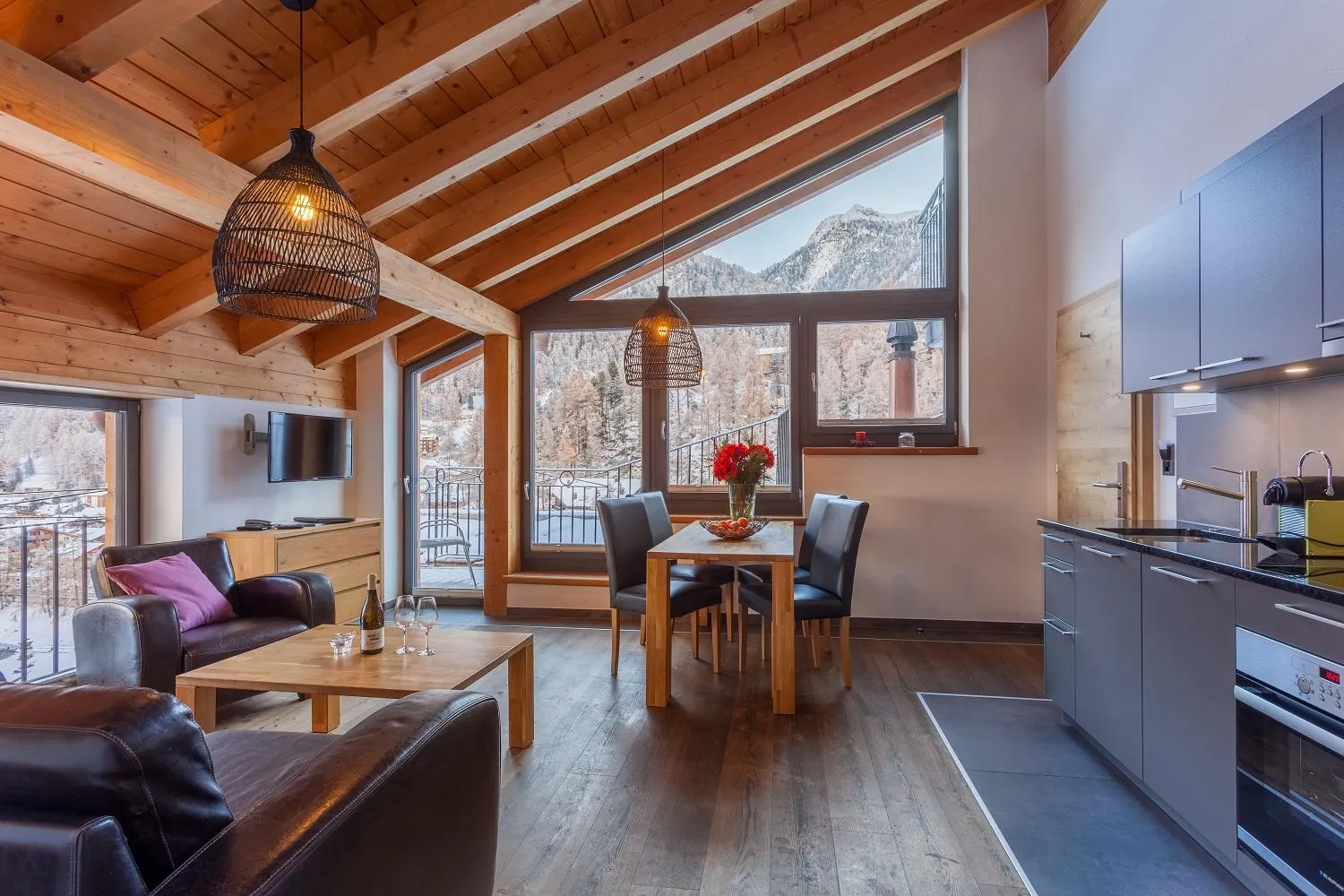 Living room in 22 Summits Apartments