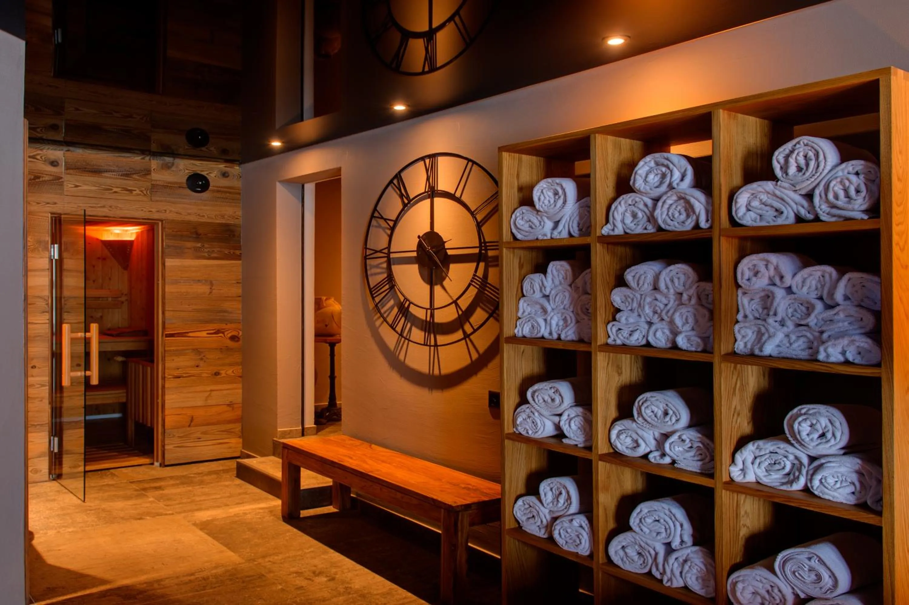 Sauna in 22 Summits Apartments
