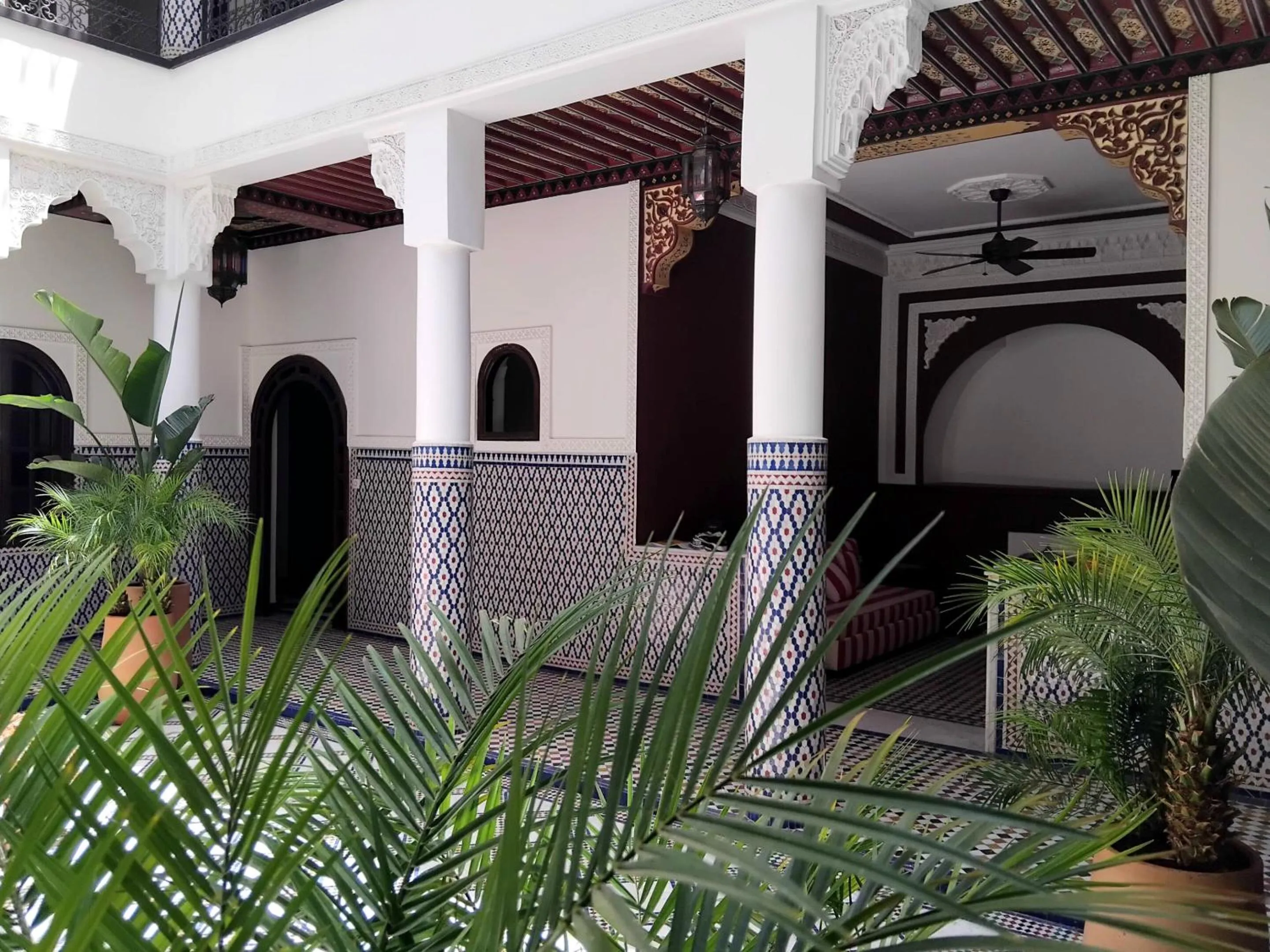 Patio in Riad Yakimour