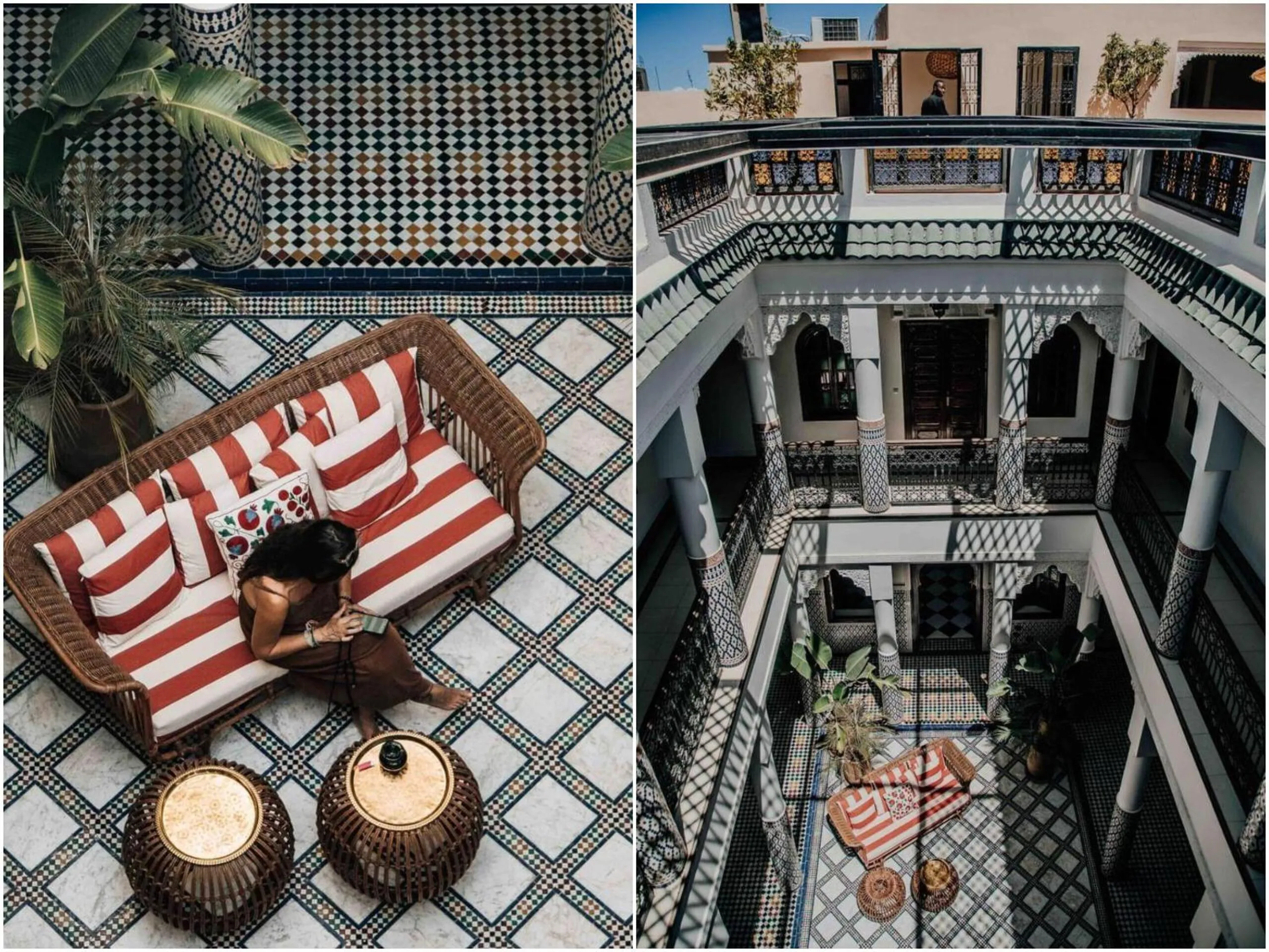 Patio in Riad Yakimour