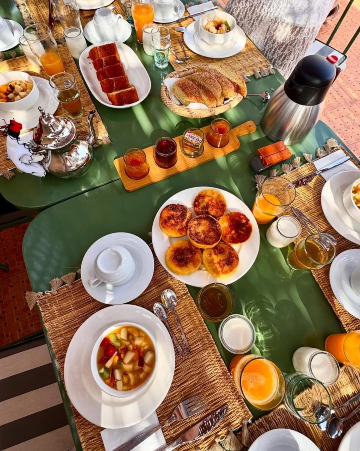 Breakfast in Riad Yakimour