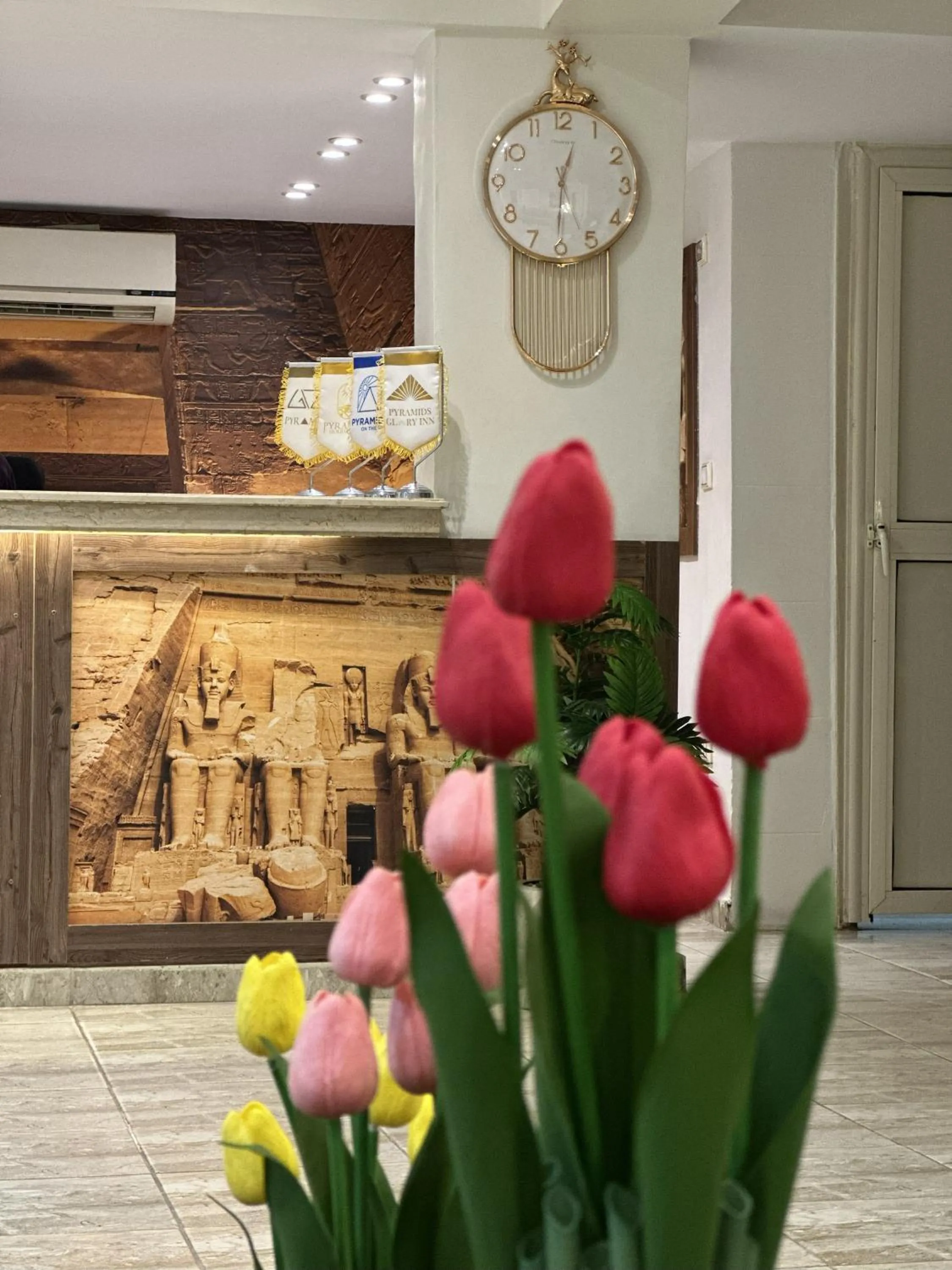 Lobby or reception in Giza Pyramids Inn