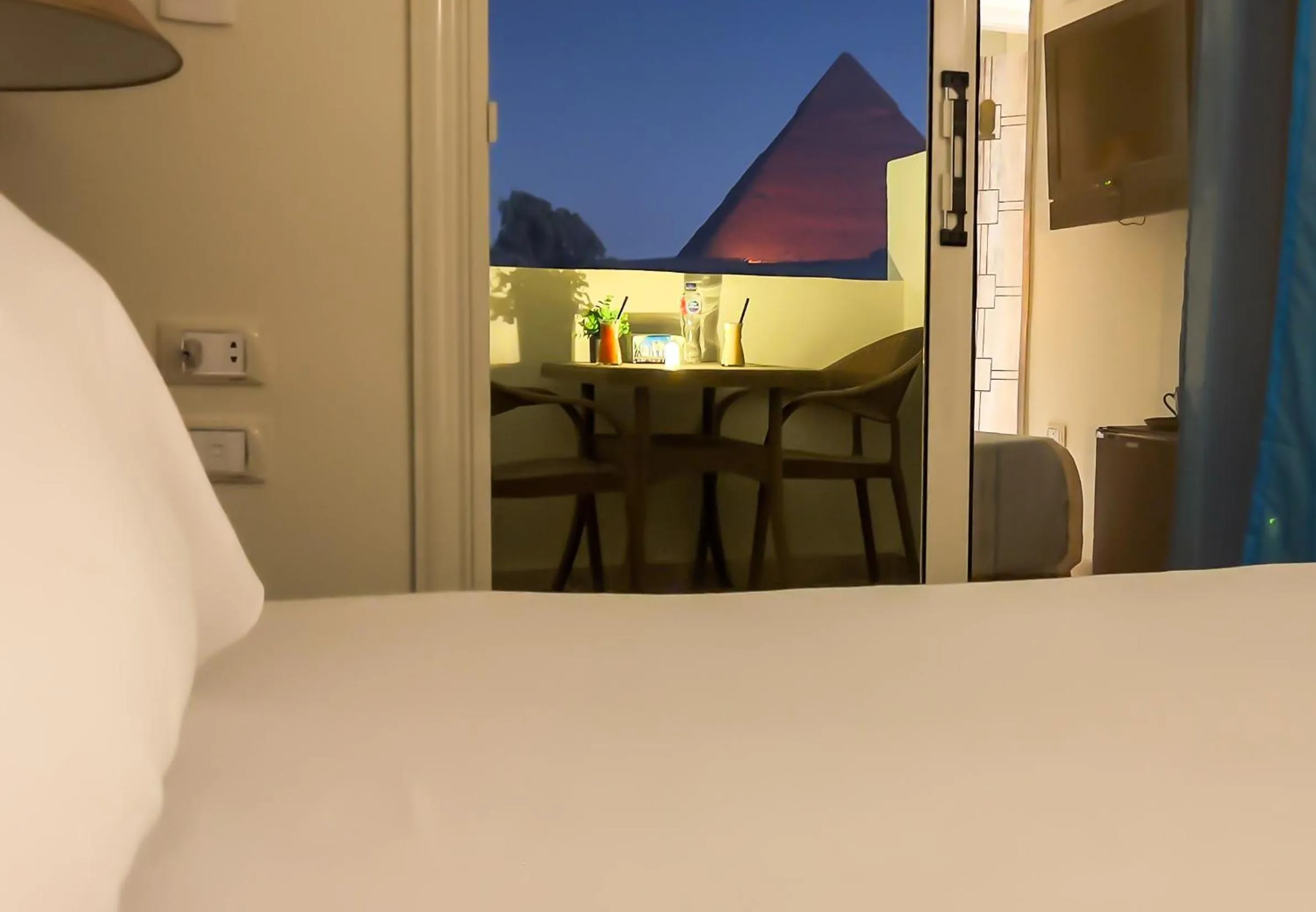 Patio in Giza Pyramids Inn