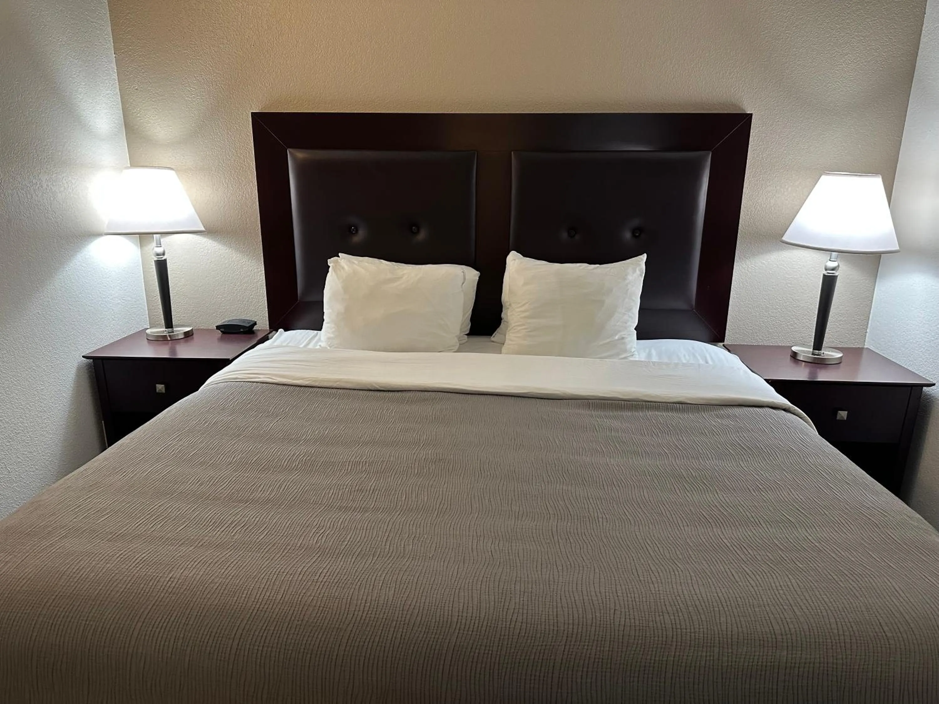 Bed in Quality Inn & Suites Everett
