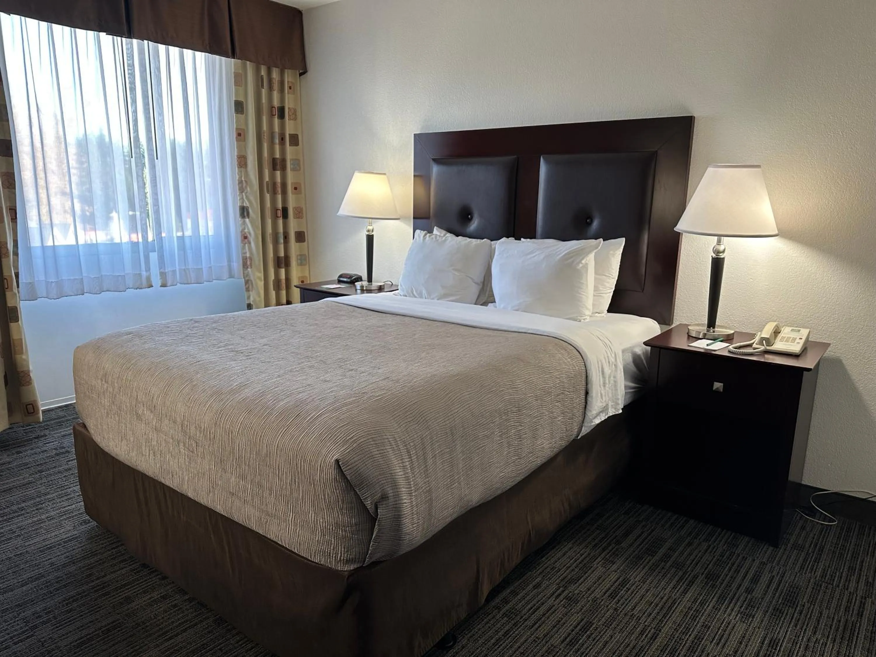 Bed in Quality Inn & Suites Everett