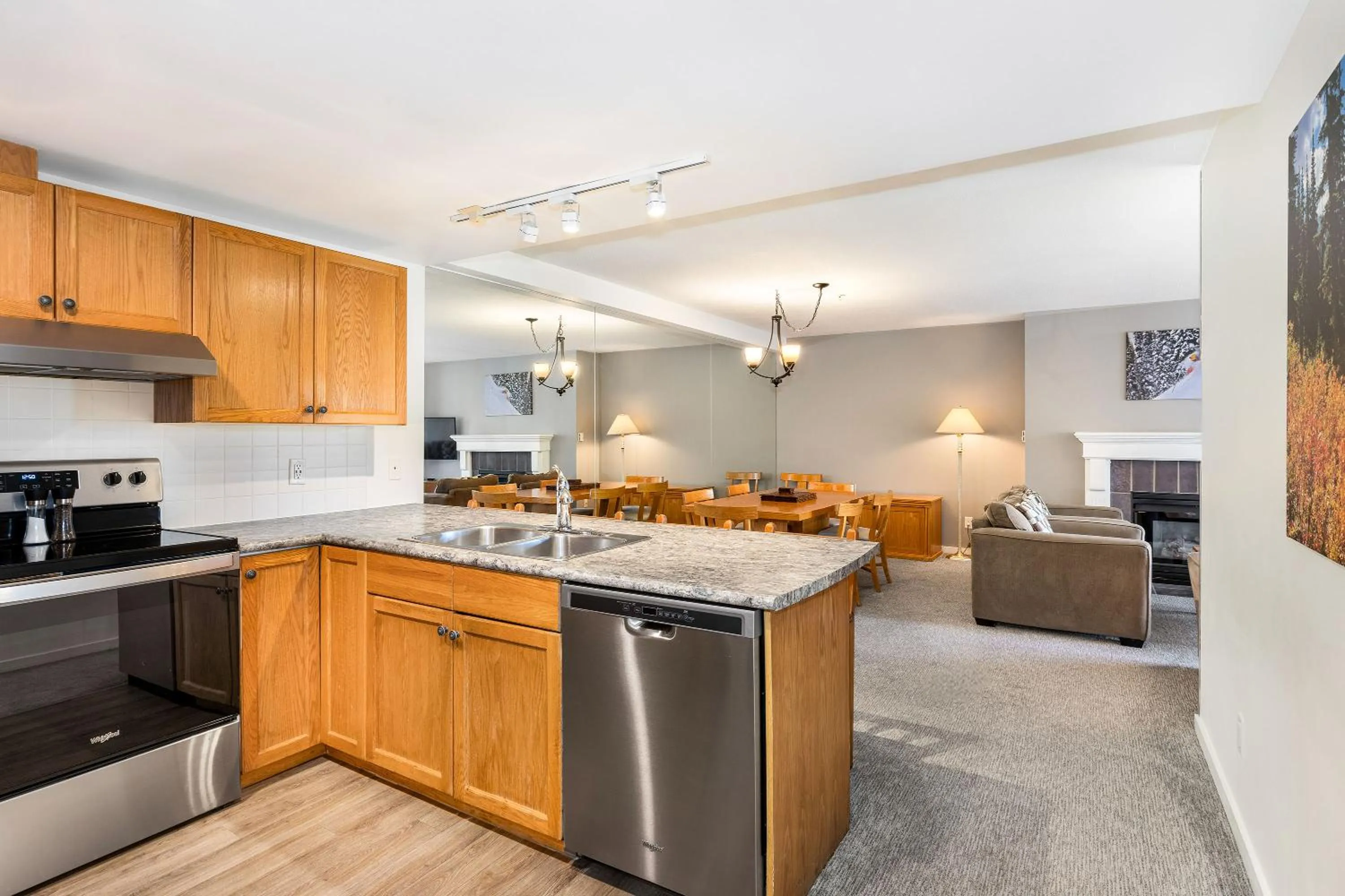 kitchen in The Woodrun Lodge by Whiski Jack