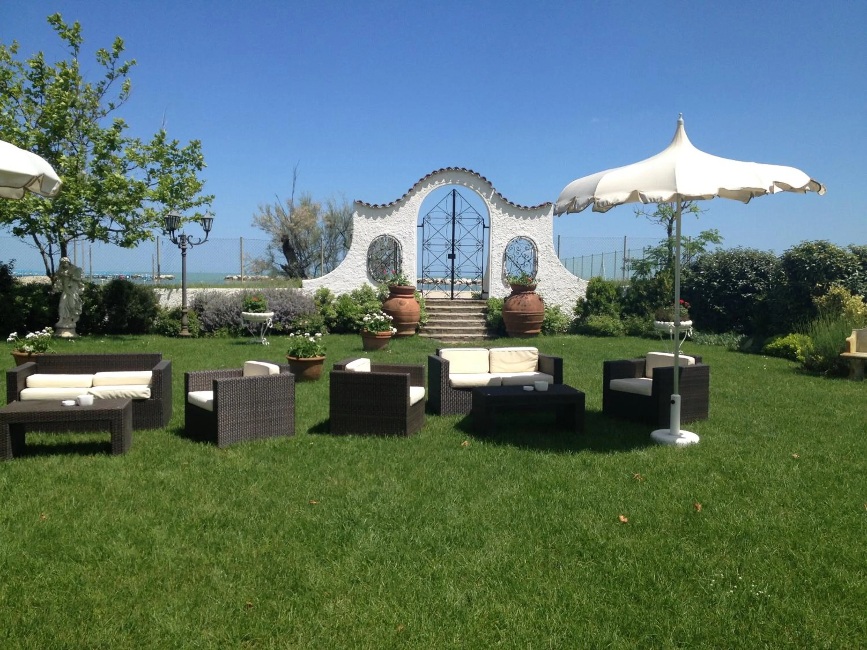 Garden in hotel Locanda delle Dune