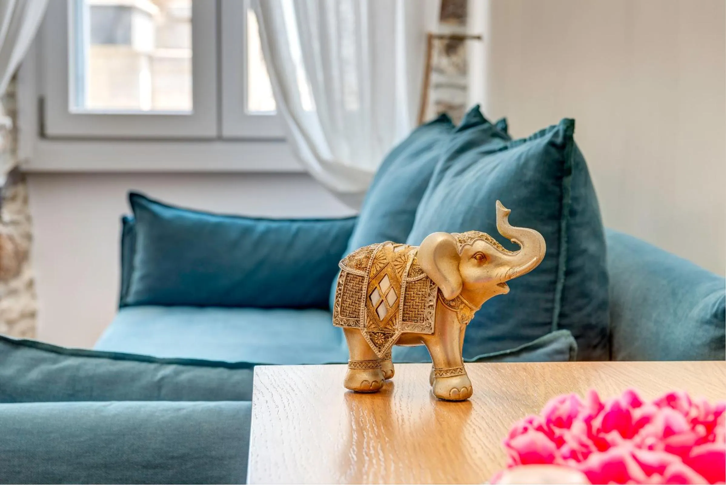 Decorative detail in 1844 Suites Syros