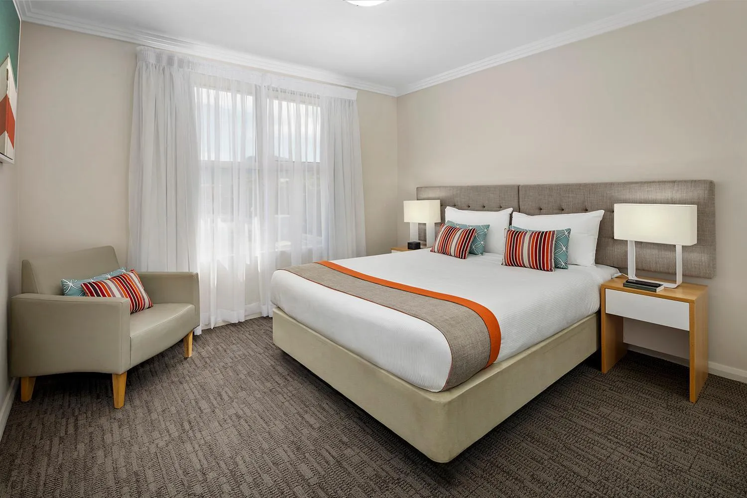 Bed in Quest Wollongong