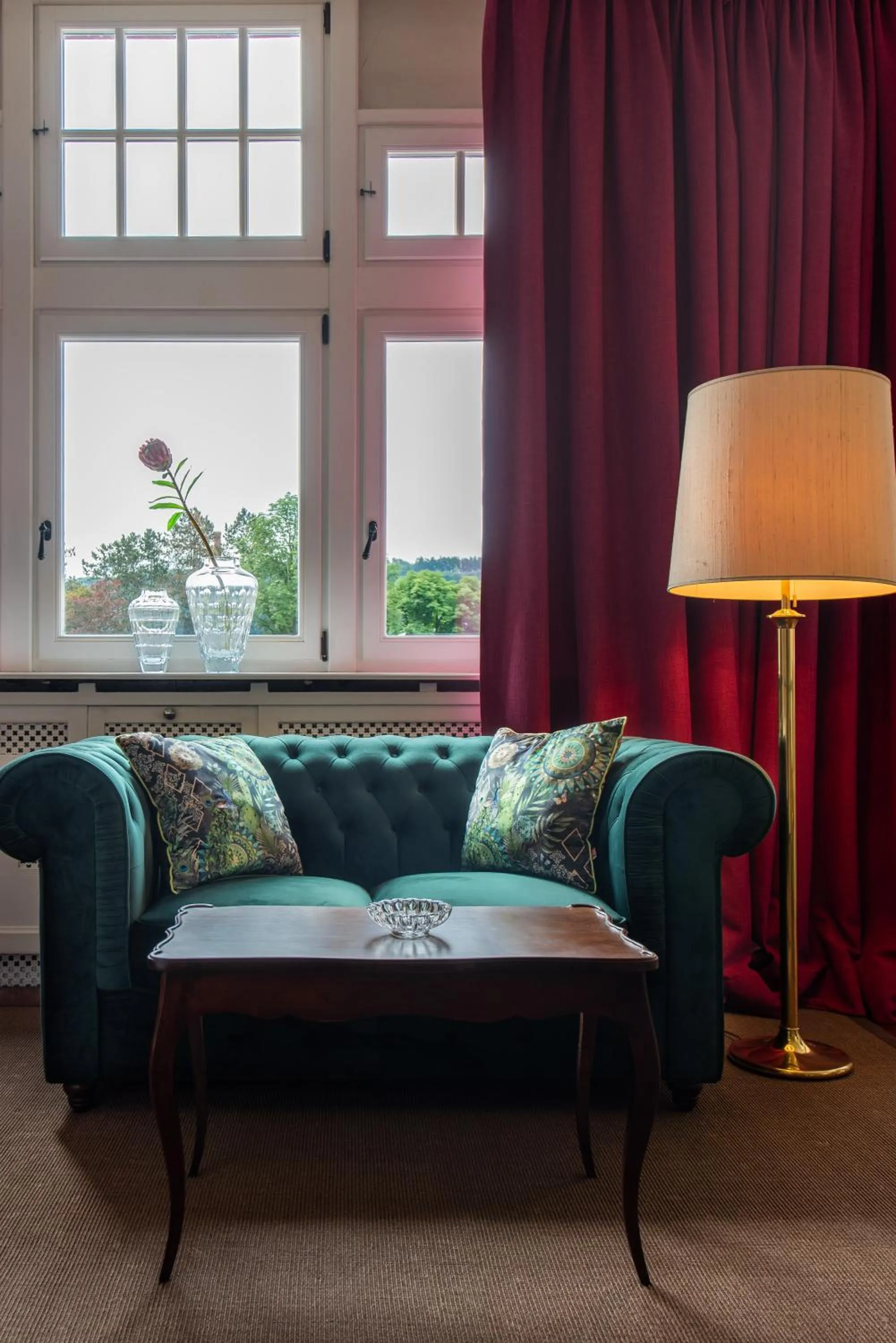 Seating area in Gästehaus Schloss Saareck