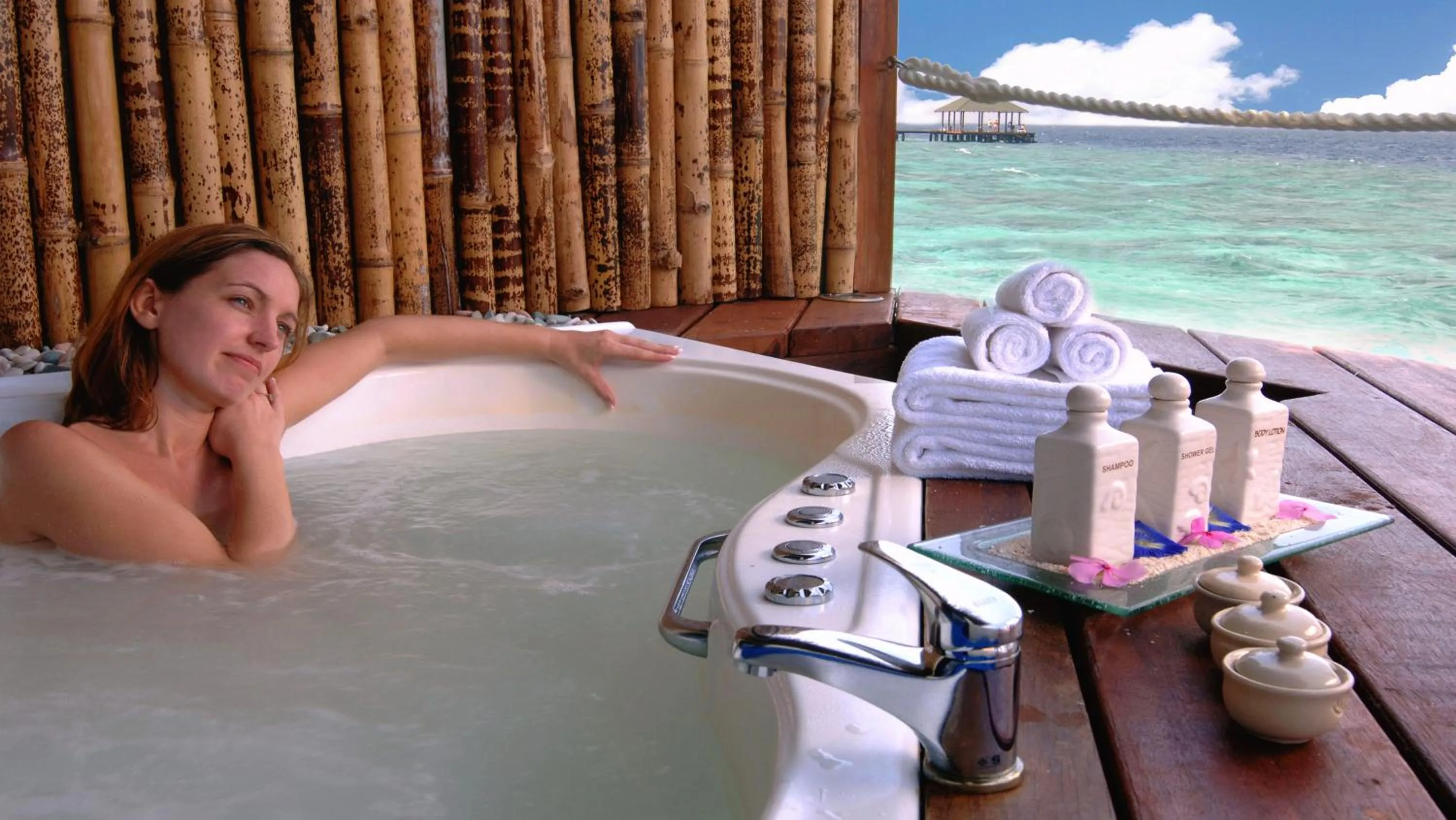 Area and facilities in Adaaran Prestige Water Villas - with Dine around Premium All inclusive - 24 hours
