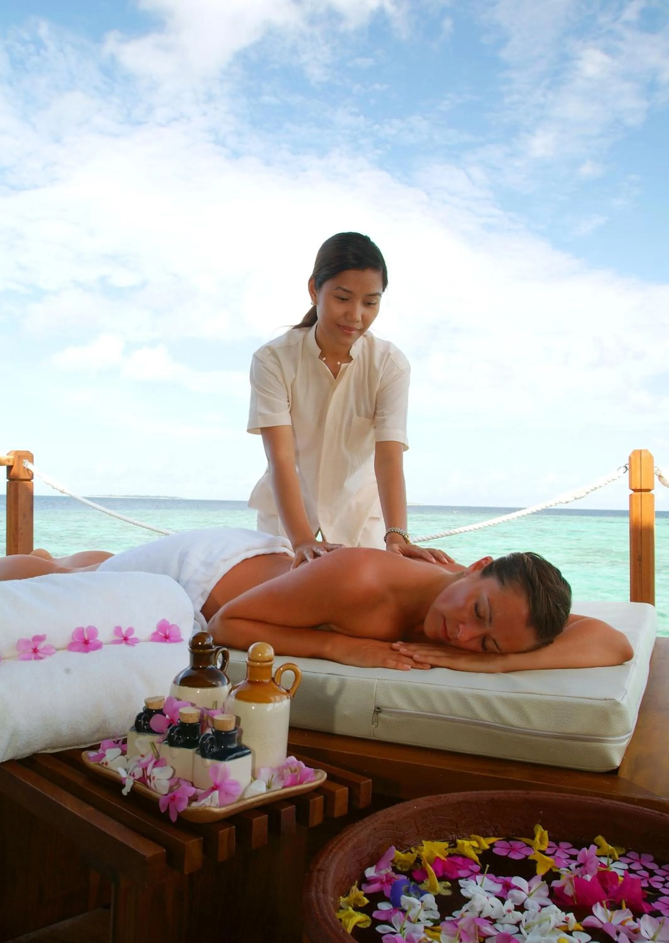 Massage in Adaaran Prestige Water Villas - with Dine around Premium All inclusive - 24 hours