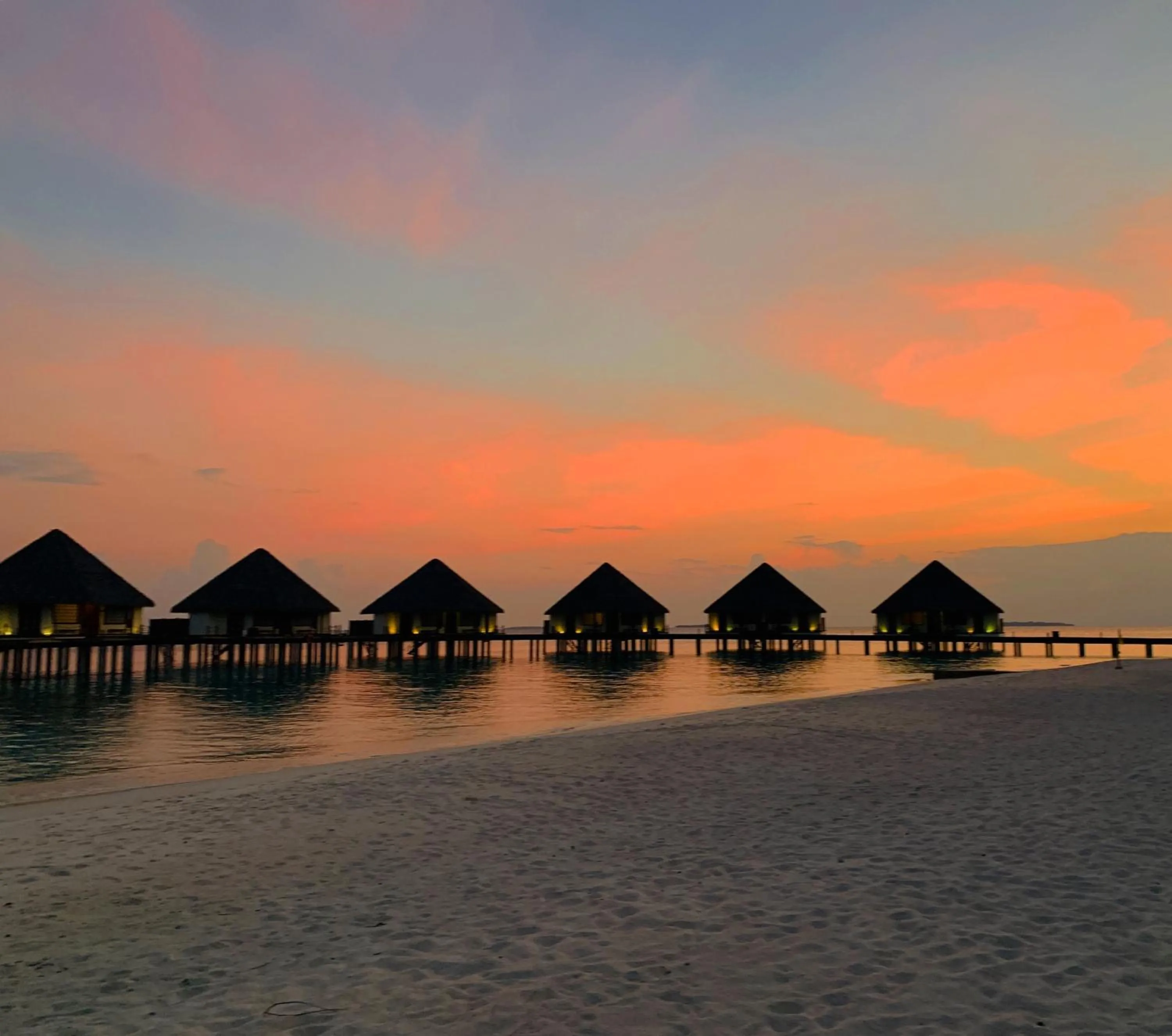 Sunset in Adaaran Prestige Water Villas - with Dine around Premium All inclusive - 24 hours