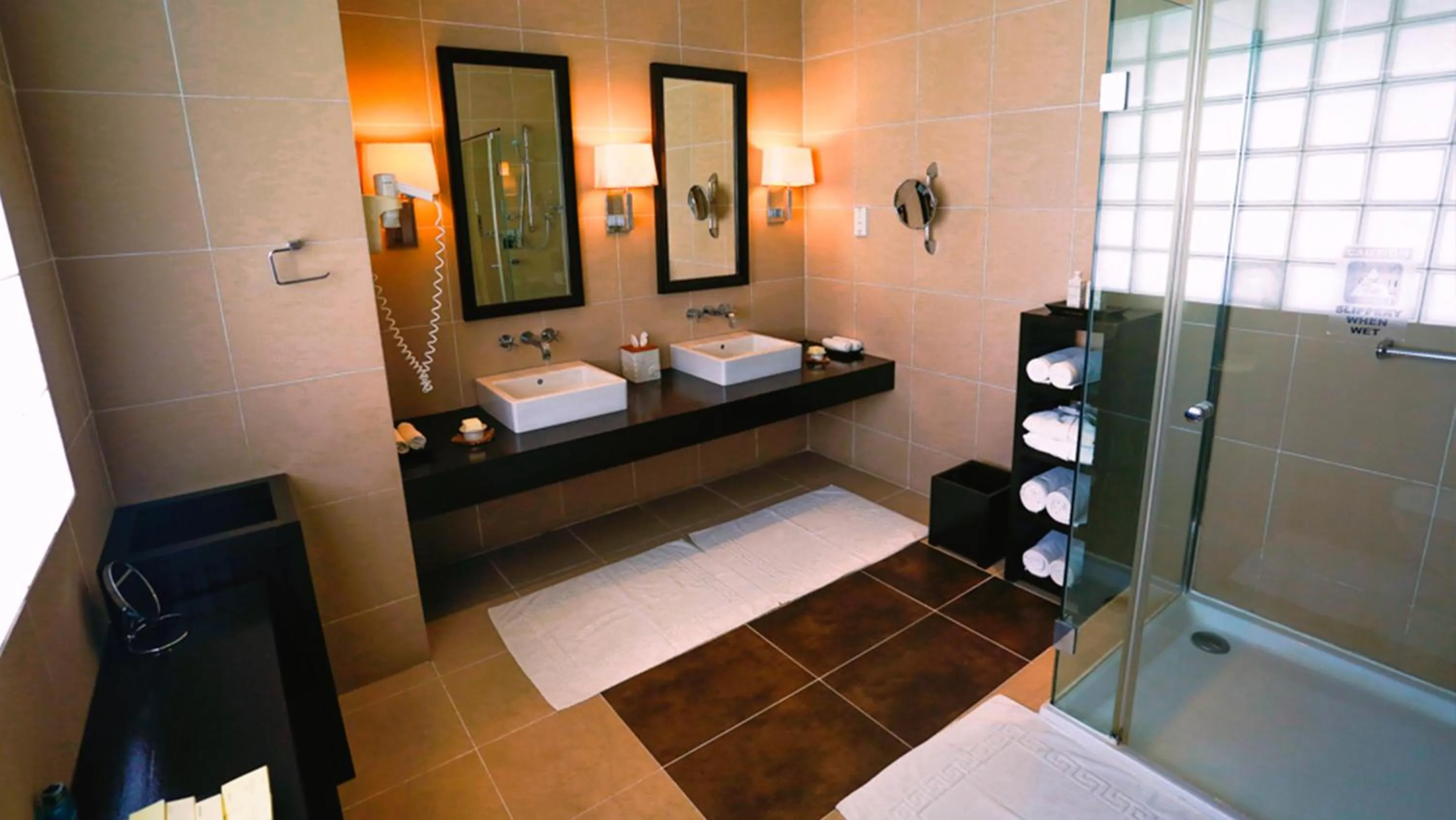 Bathroom, Bed in Adaaran Prestige Water Villas - with Dine around Premium All inclusive - 24 hours