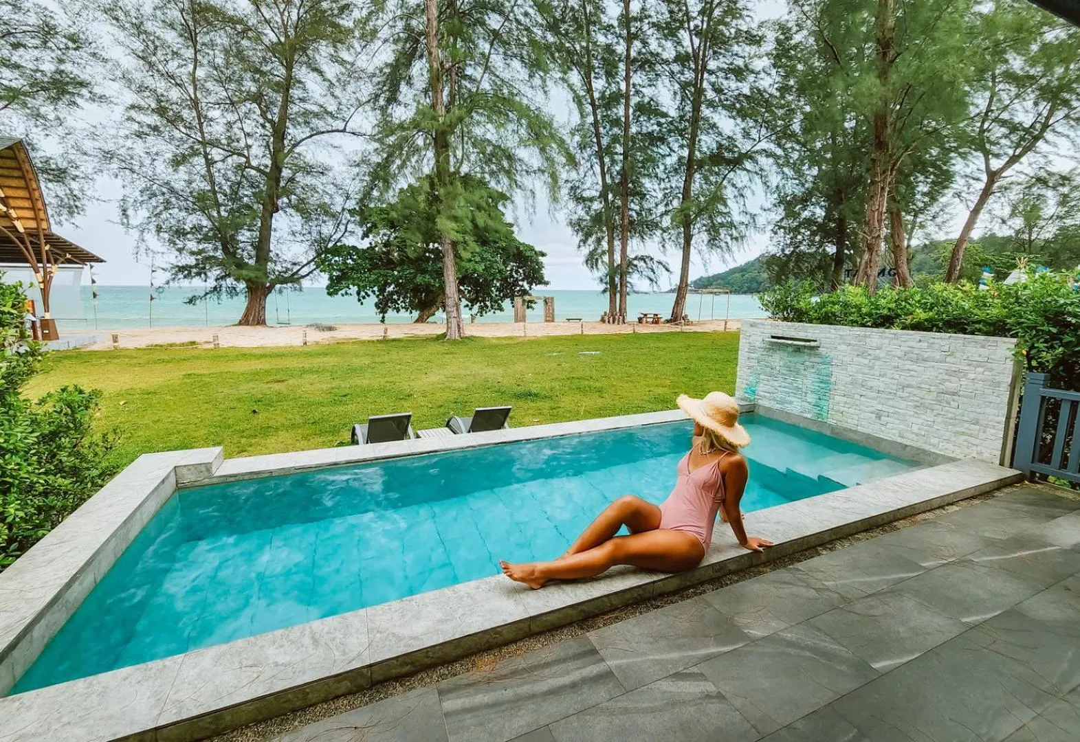 Pool view in Khaolak Emerald Beach Resort and Spa