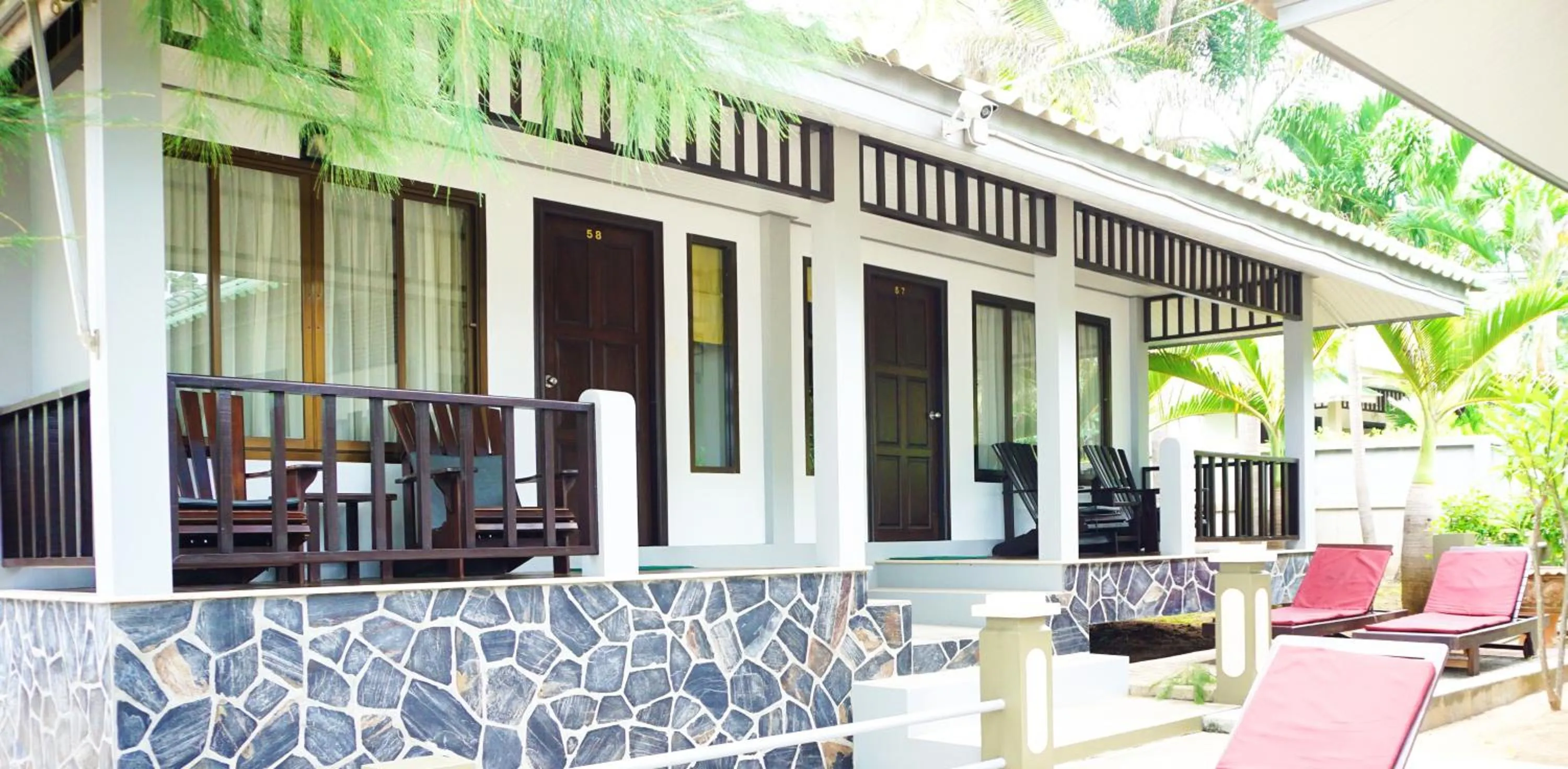 Balcony/Terrace in Lamai Inn 99 Bungalows