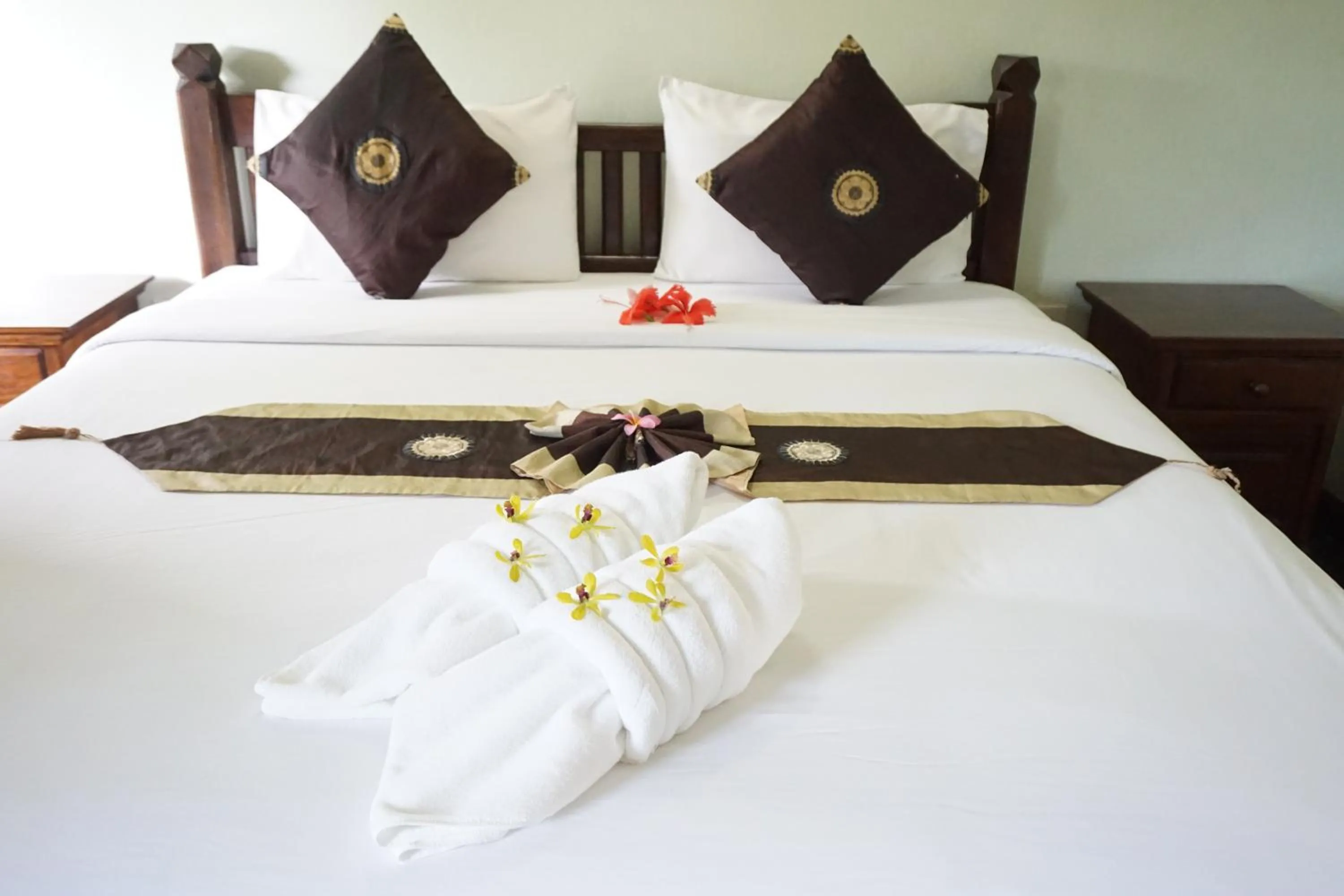 Bedroom, Bed in Lamai Inn 99 Bungalows