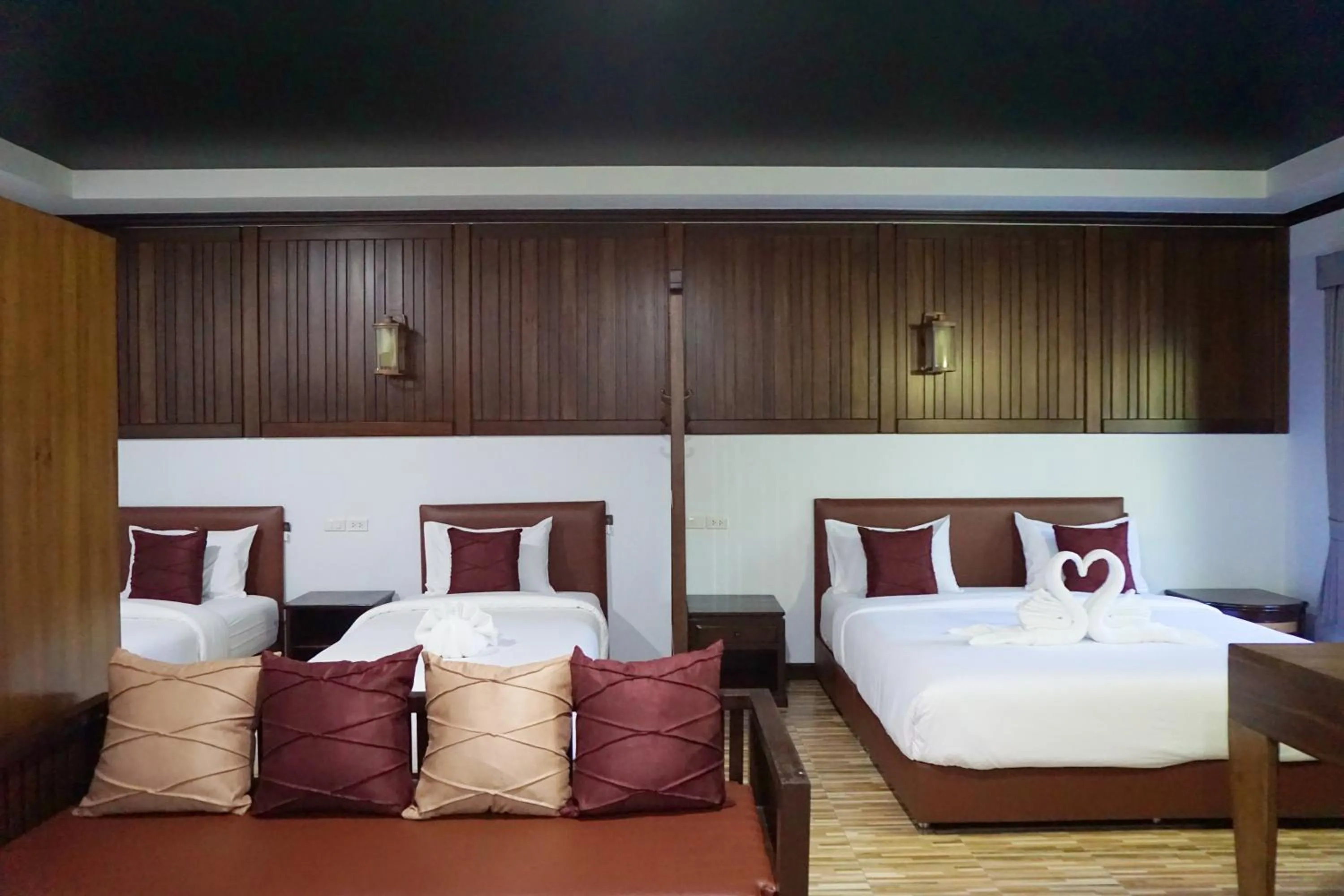 Bedroom, Bed in Lamai Inn 99 Bungalows