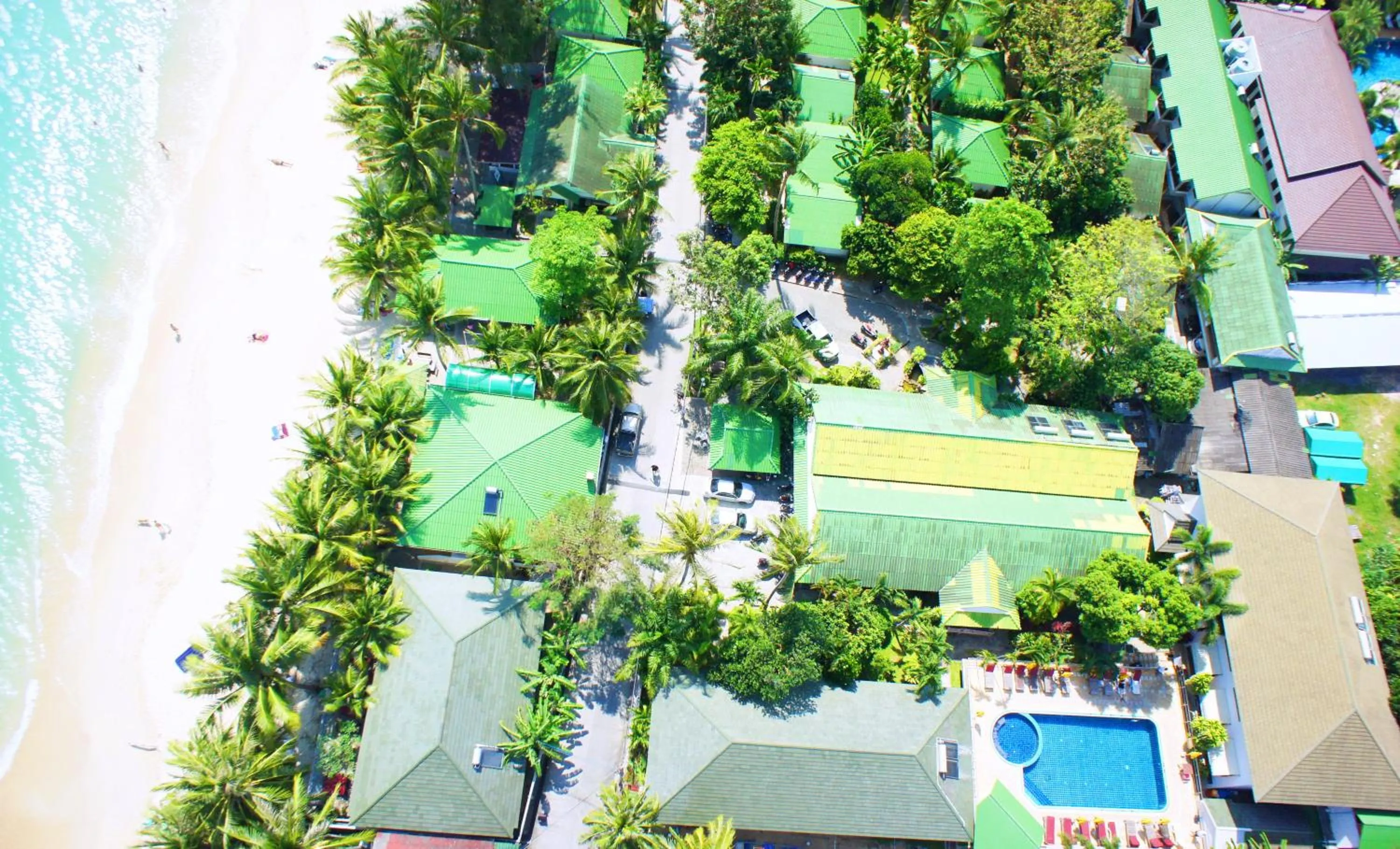 Bird's eye view in Lamai Inn 99 Bungalows