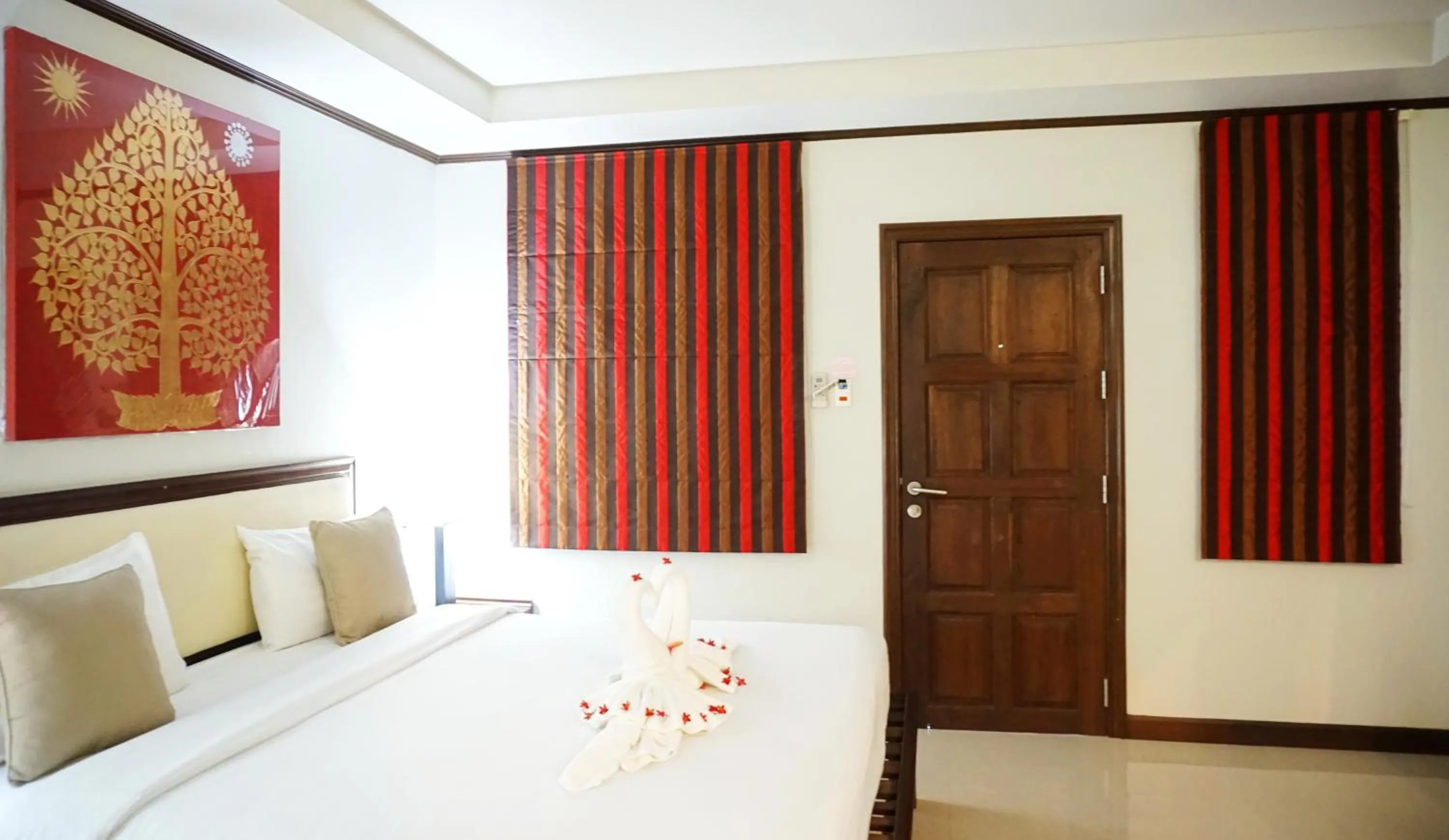 Bedroom, Bed in Lamai Inn 99 Bungalows