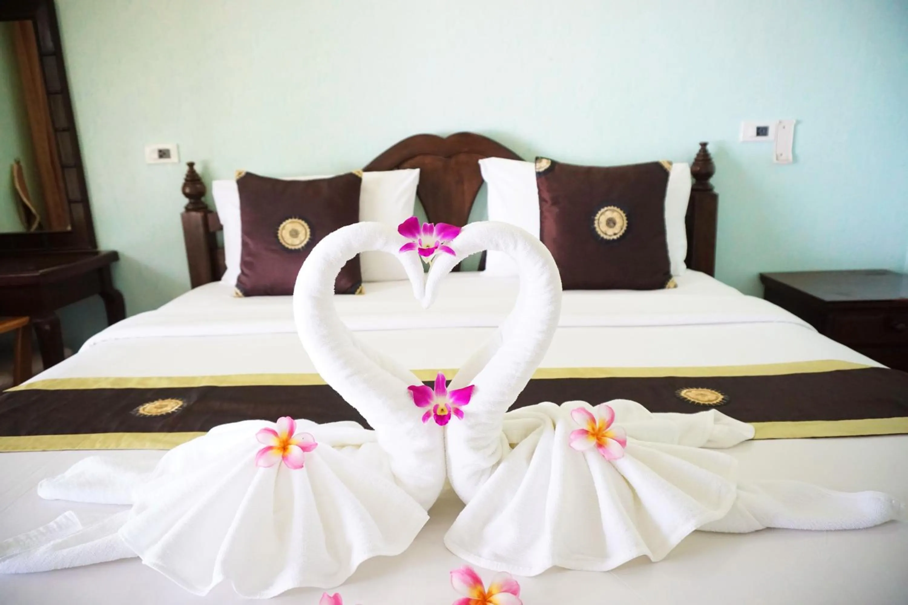 Bedroom, Bed in Lamai Inn 99 Bungalows