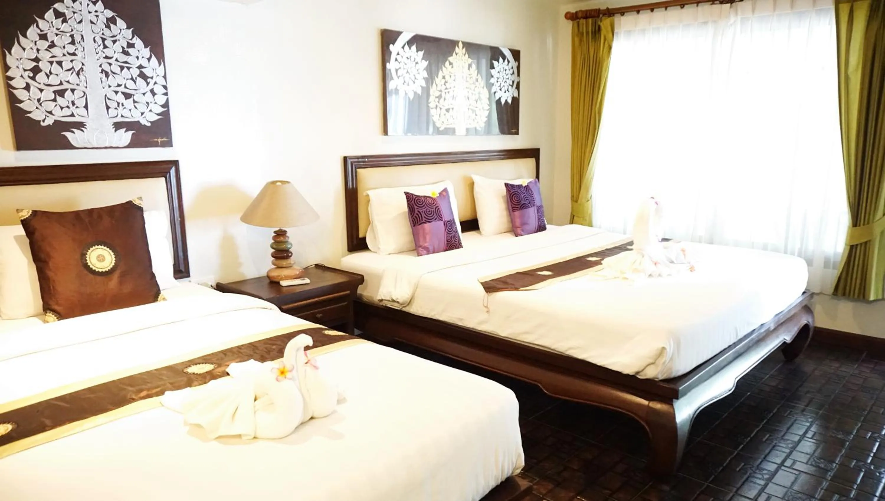 Bedroom, Bed in Lamai Inn 99 Bungalows