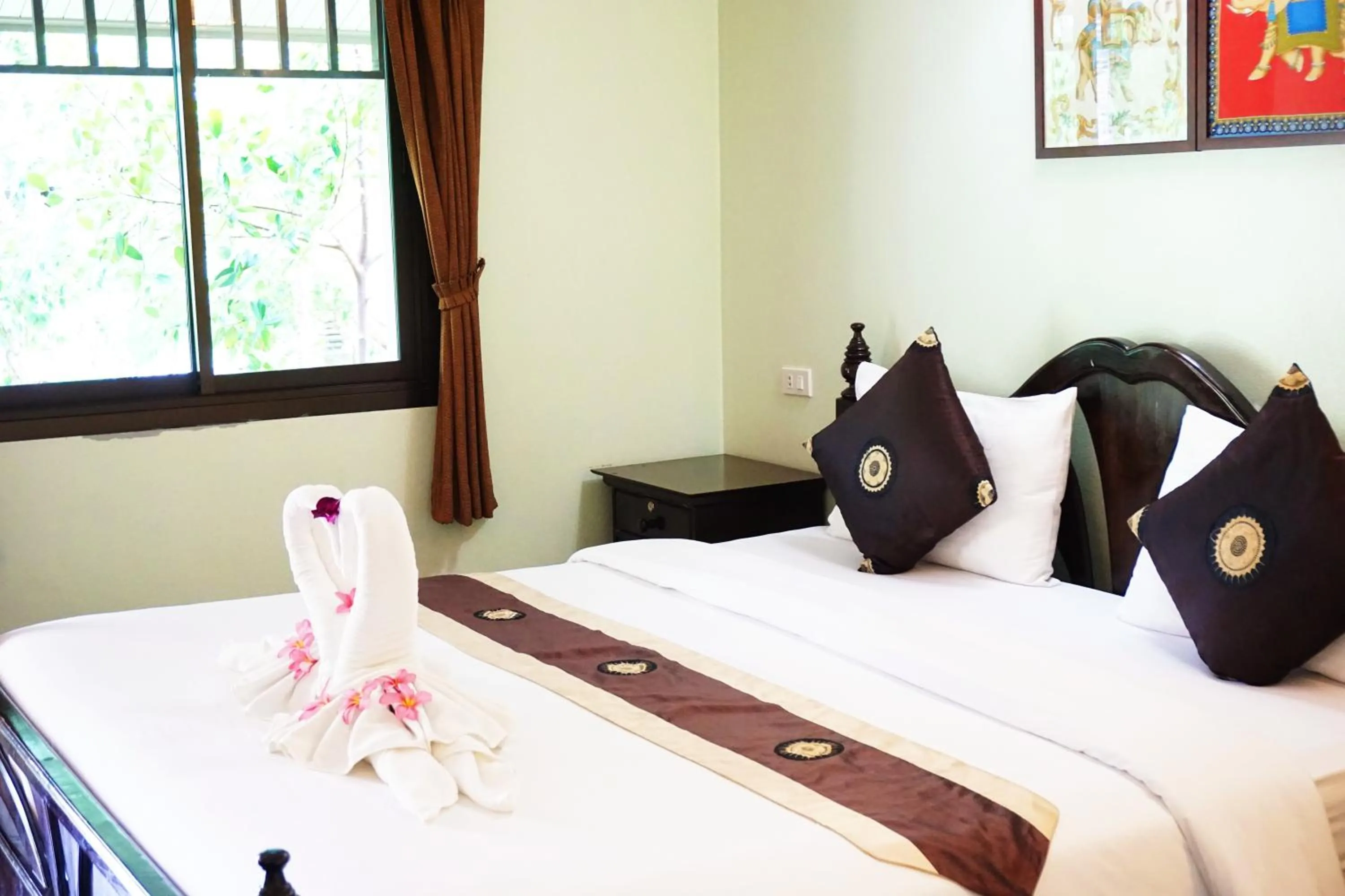 Bedroom, Bed in Lamai Inn 99 Bungalows