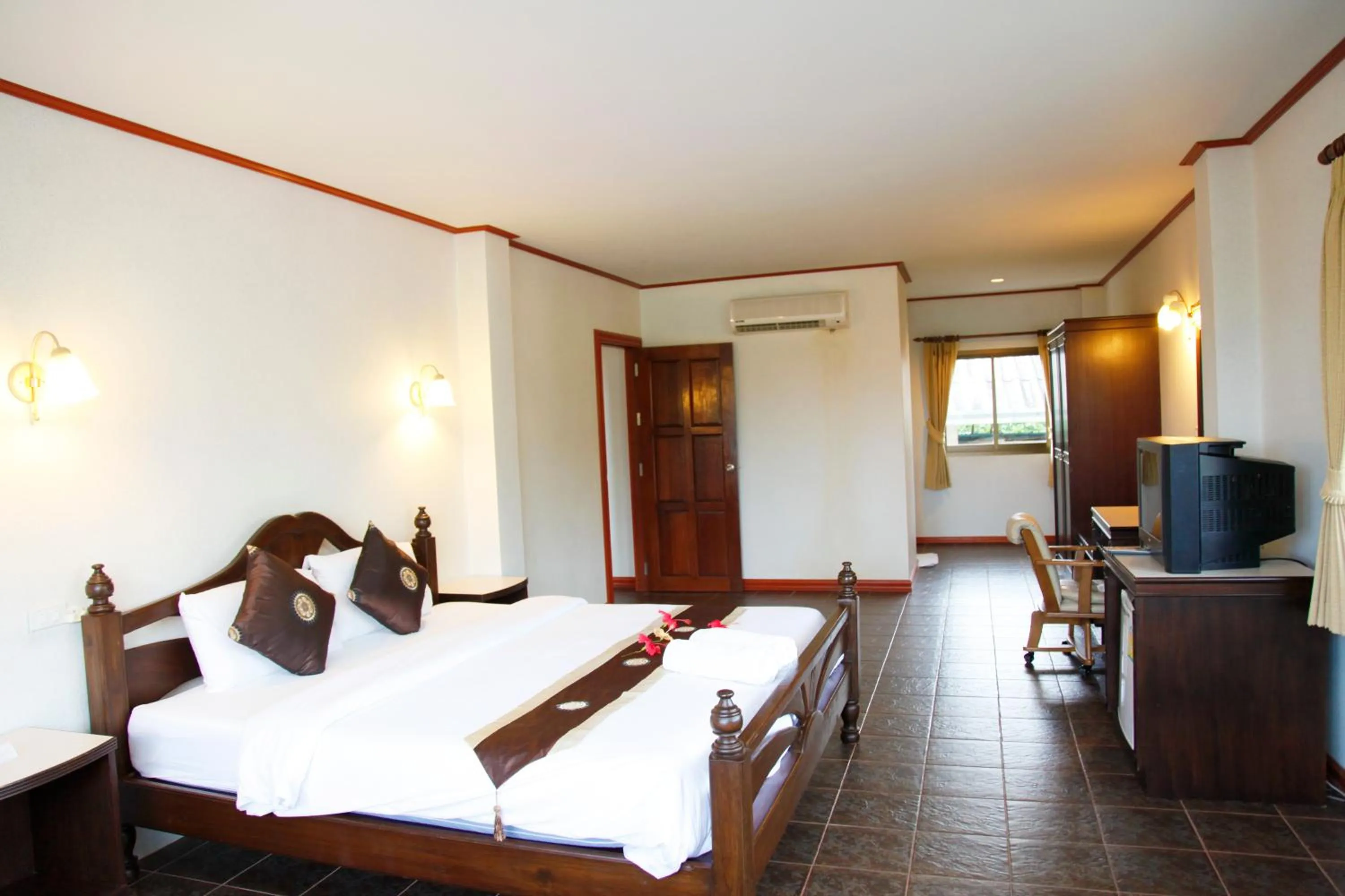 Bedroom, Bed in Lamai Inn 99 Bungalows