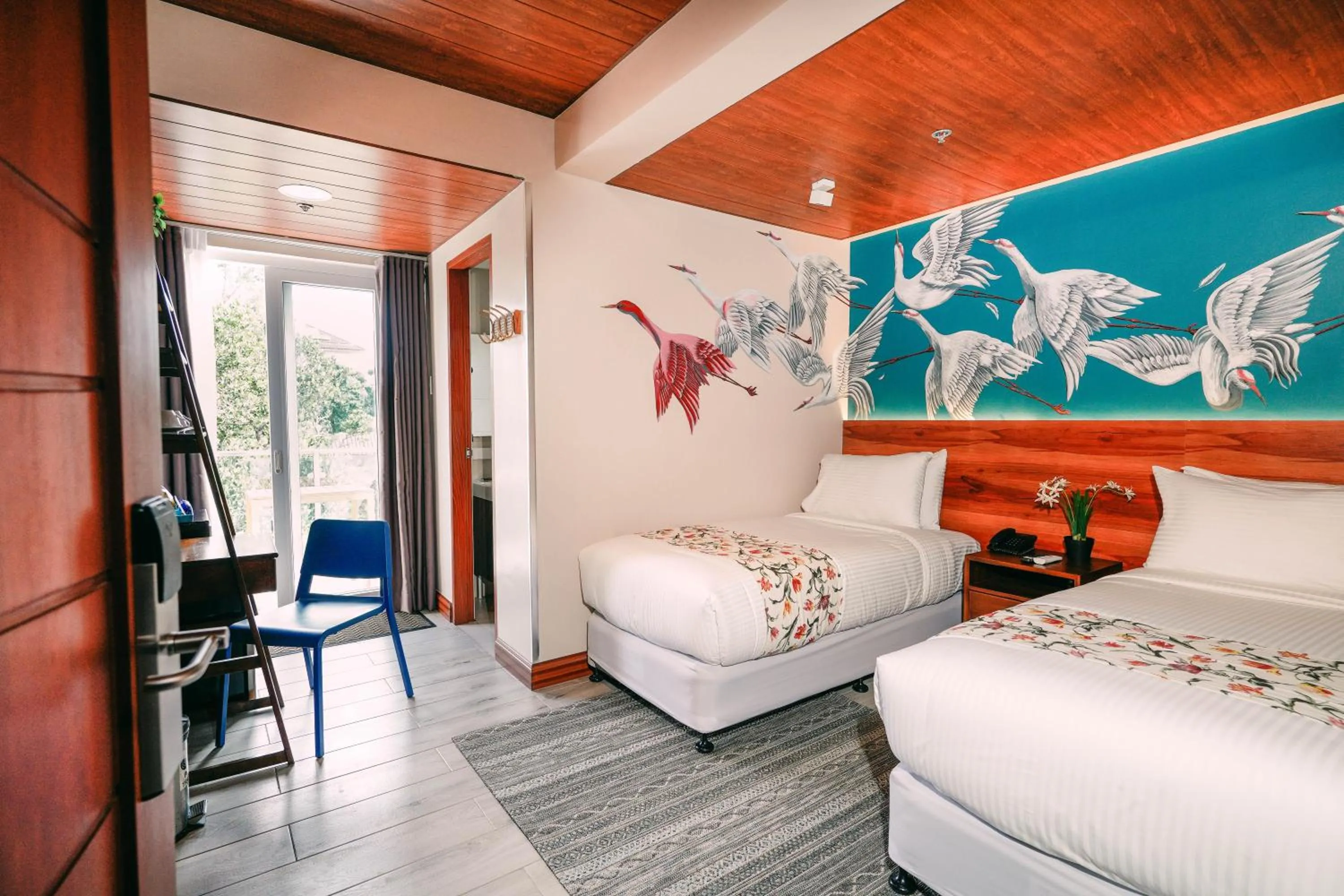 Bed in Hotel Kimberly Tagaytay