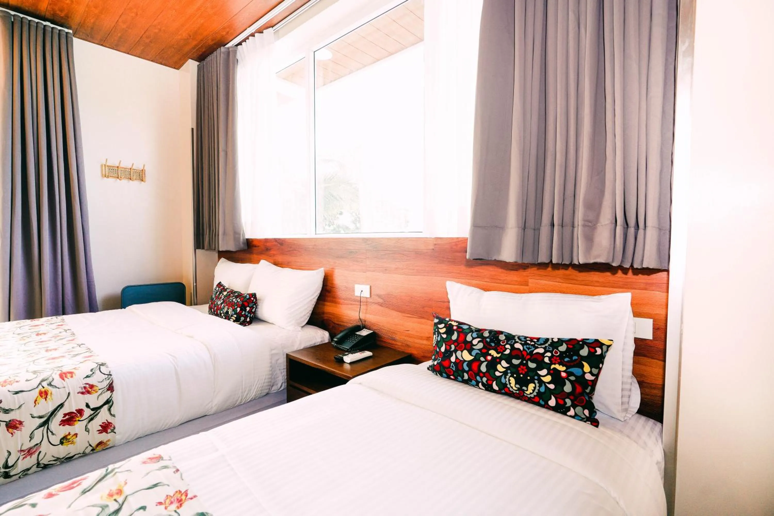 Bed in Hotel Kimberly Tagaytay