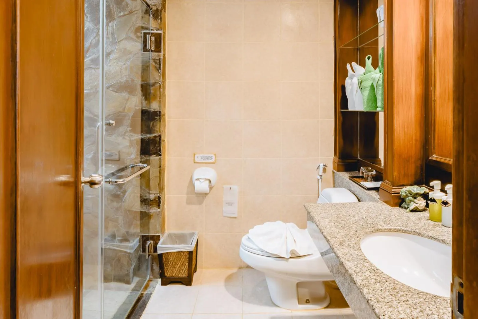 Shower in Khaolak Palm Beach Resort