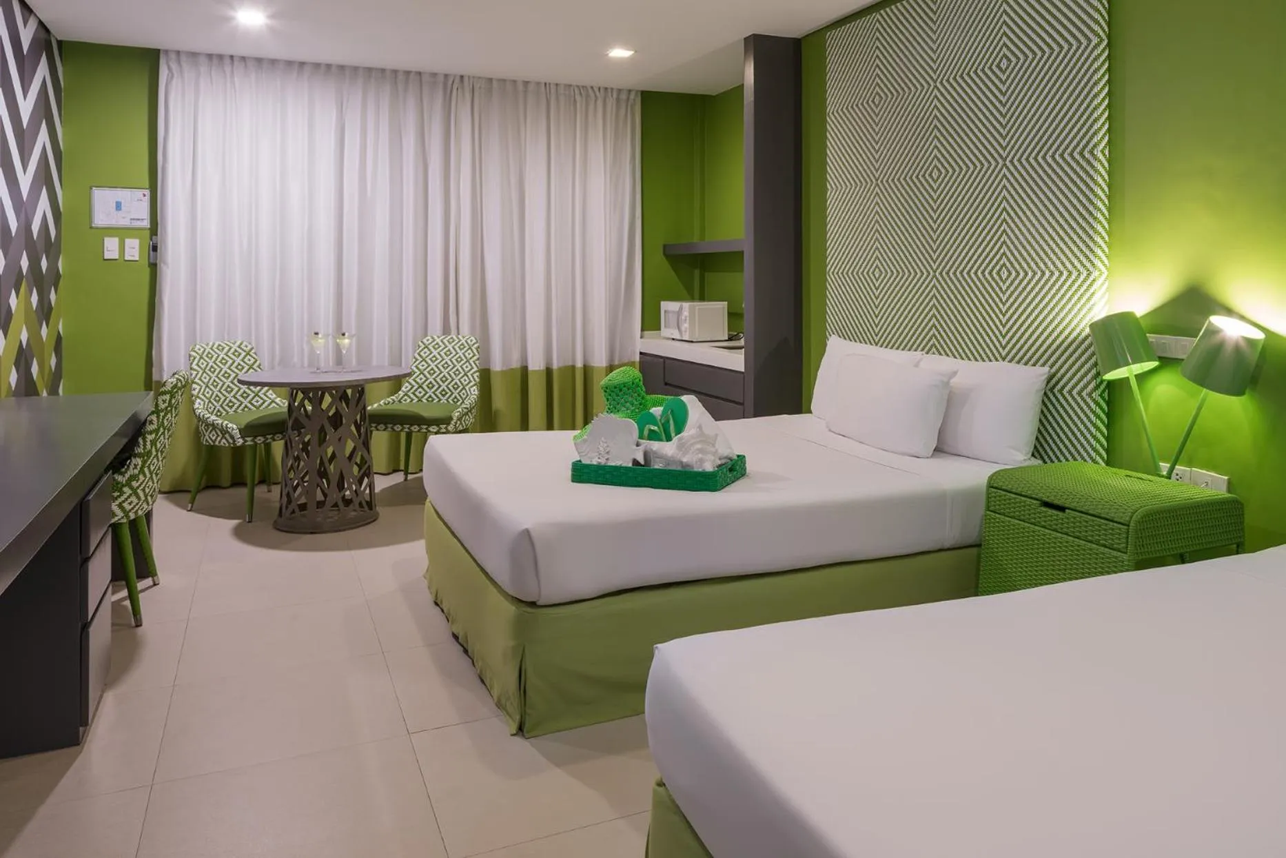 Photo of the whole room, Bed in Astoria Boracay