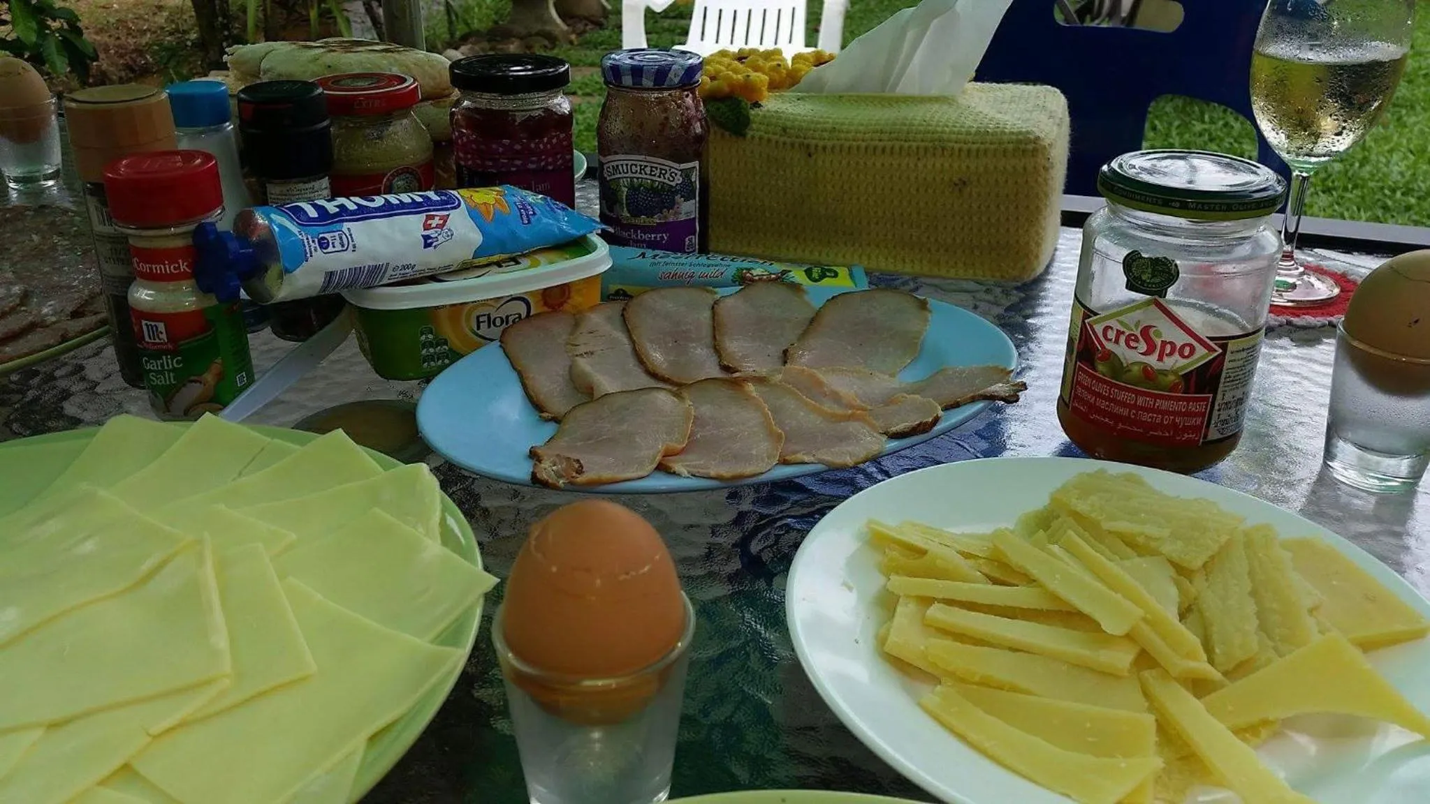 Continental breakfast in Thai Break Resort