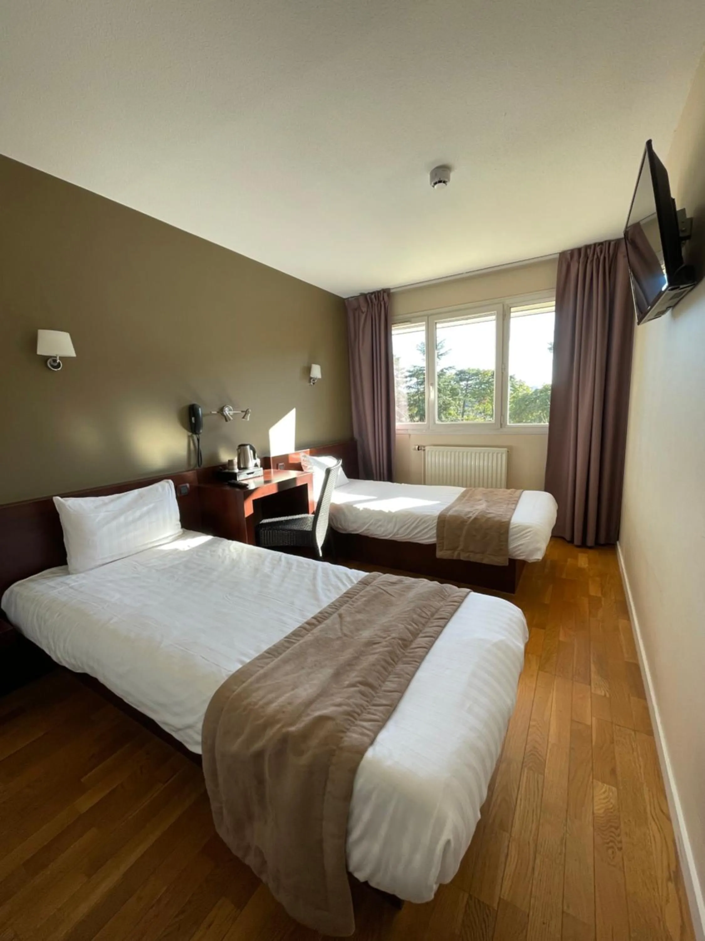 Bed in Hôtel Valpré