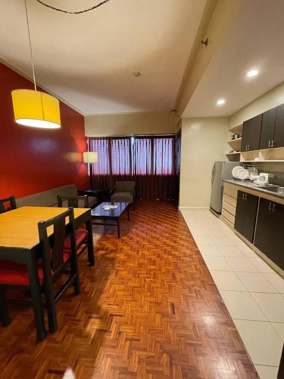 Kitchen or kitchenette in Copacabana Apartment Hotel