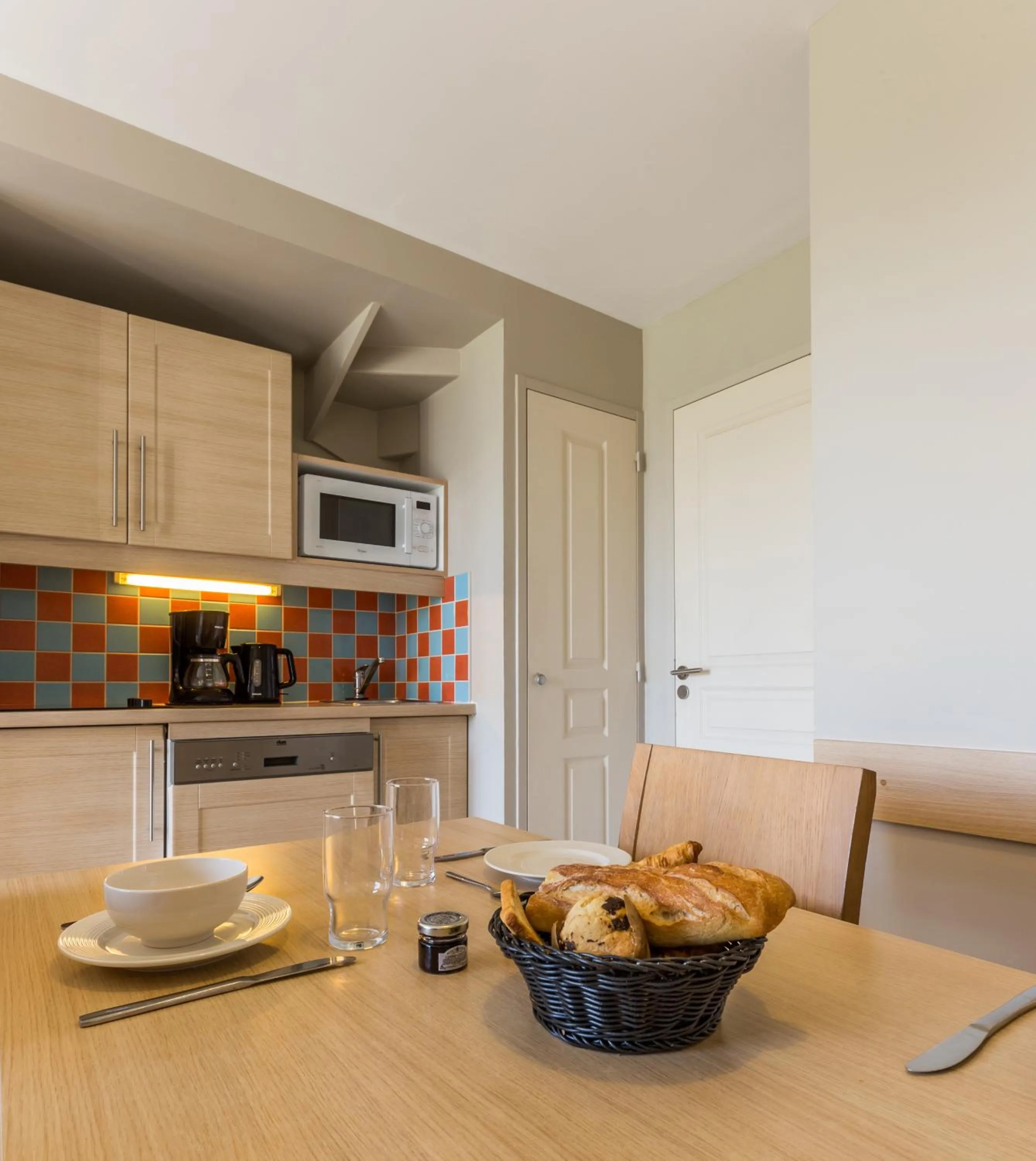 Kitchen or kitchenette in Résidence Pierre & Vacances le Green Beach