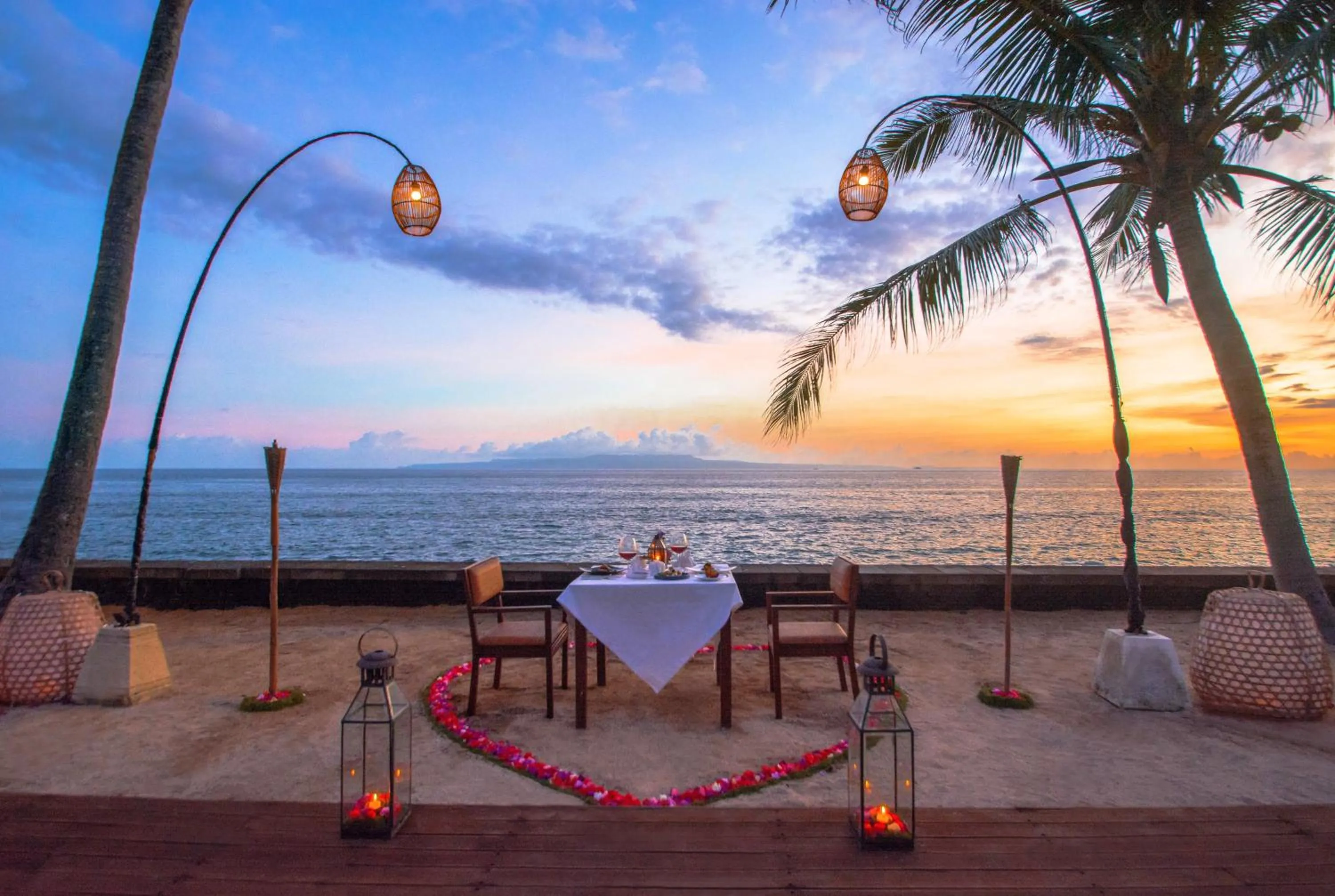 Dinner in Nirwana Beach & Resort