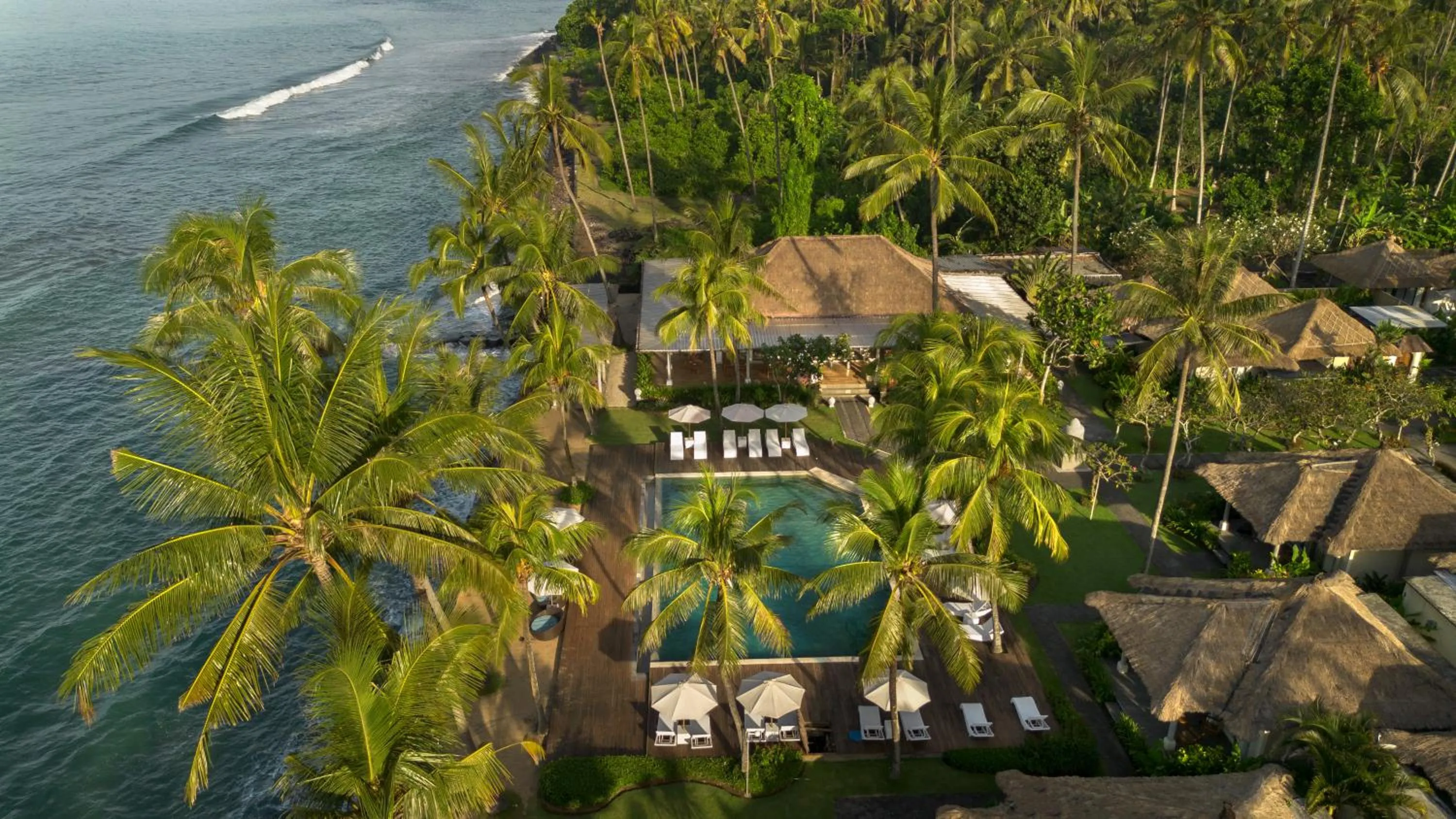 Swimming pool in Nirwana Beach & Resort
