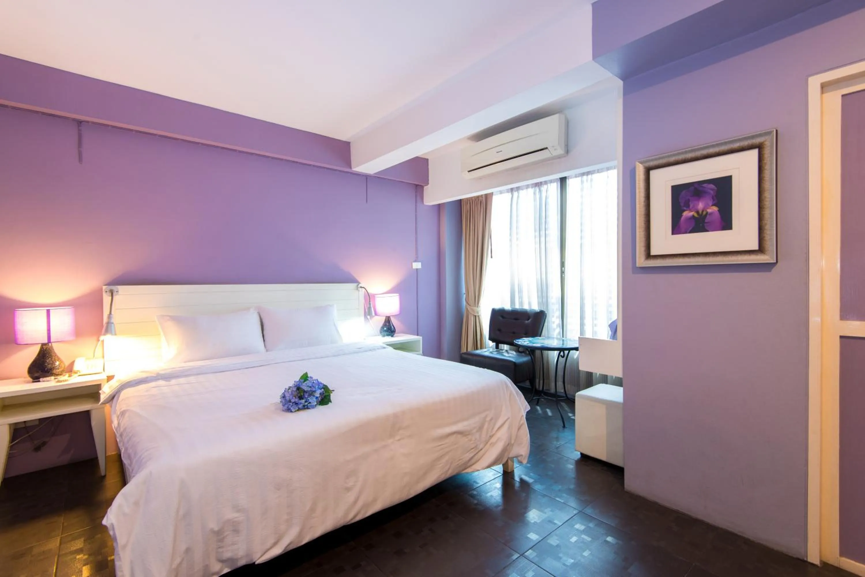 Bed in Lilac Relax-Residence