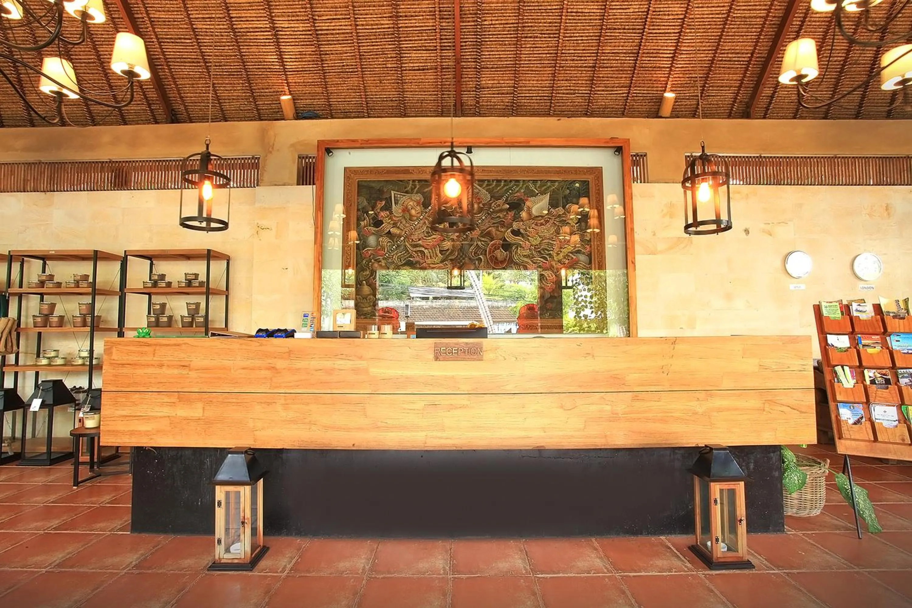 Lobby or reception in Hotel Puriartha Ubud