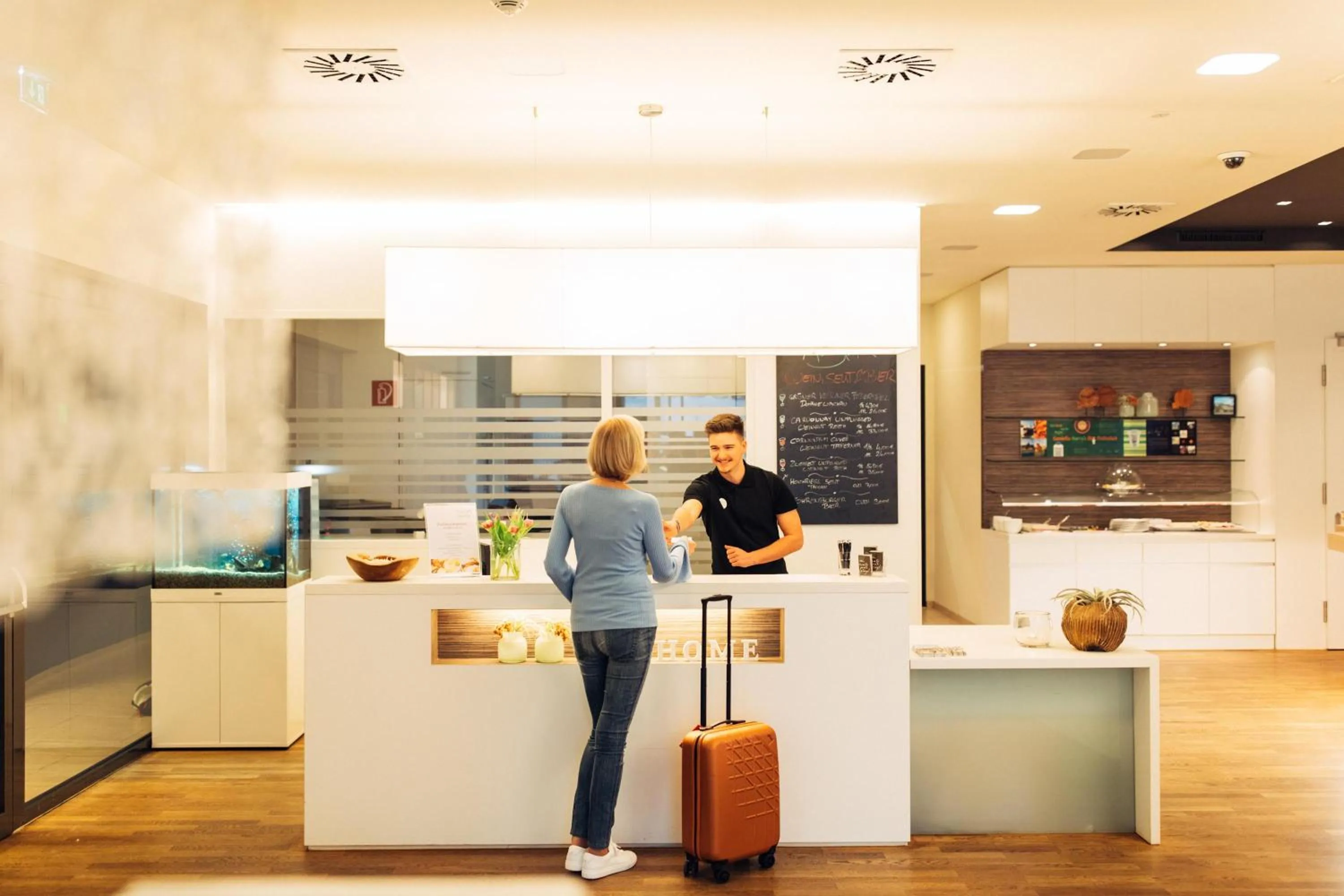 Lobby or reception in harry's home Dornbirn hotel & apartments