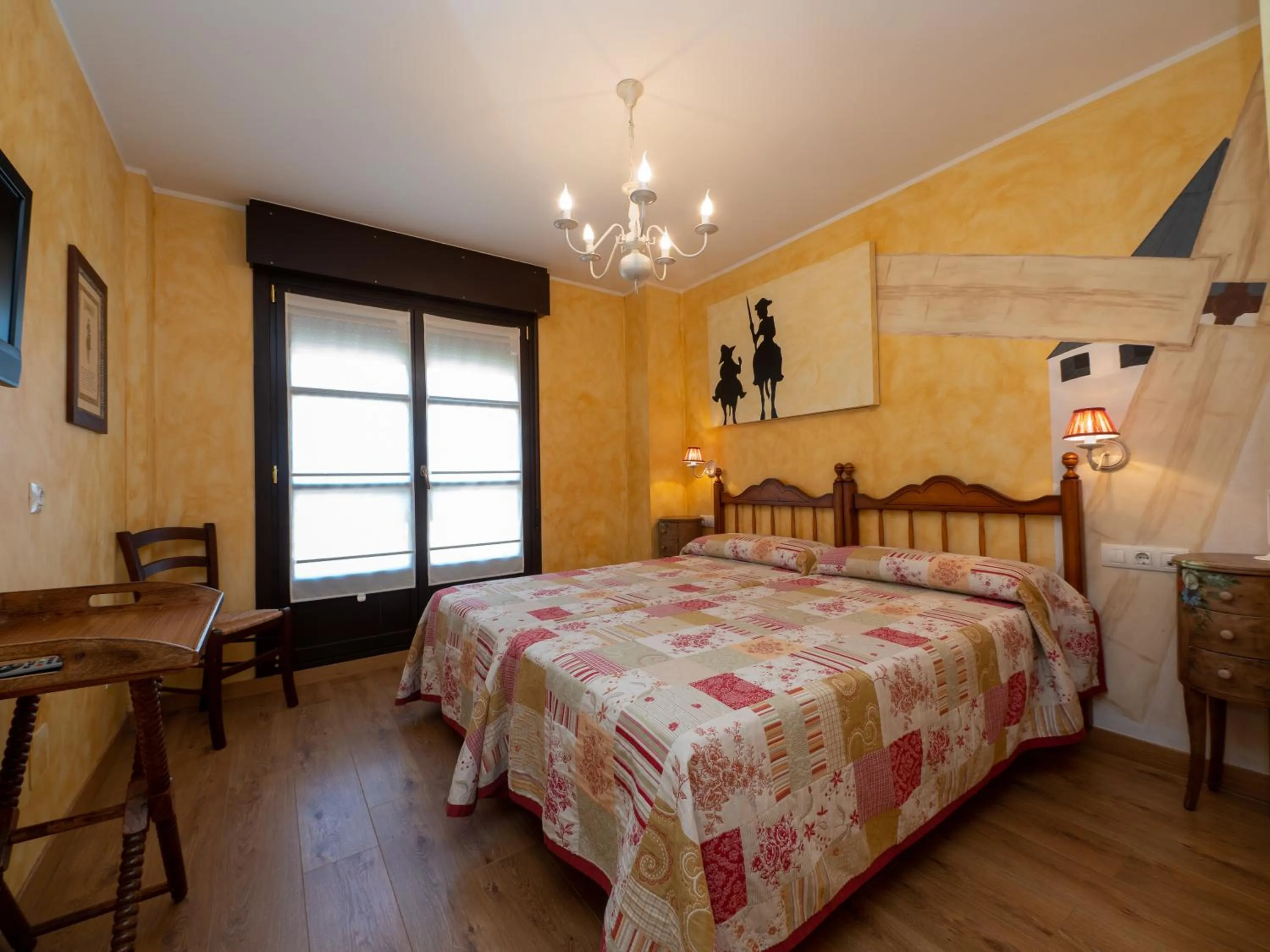 Bed in La Posta del Camín Real