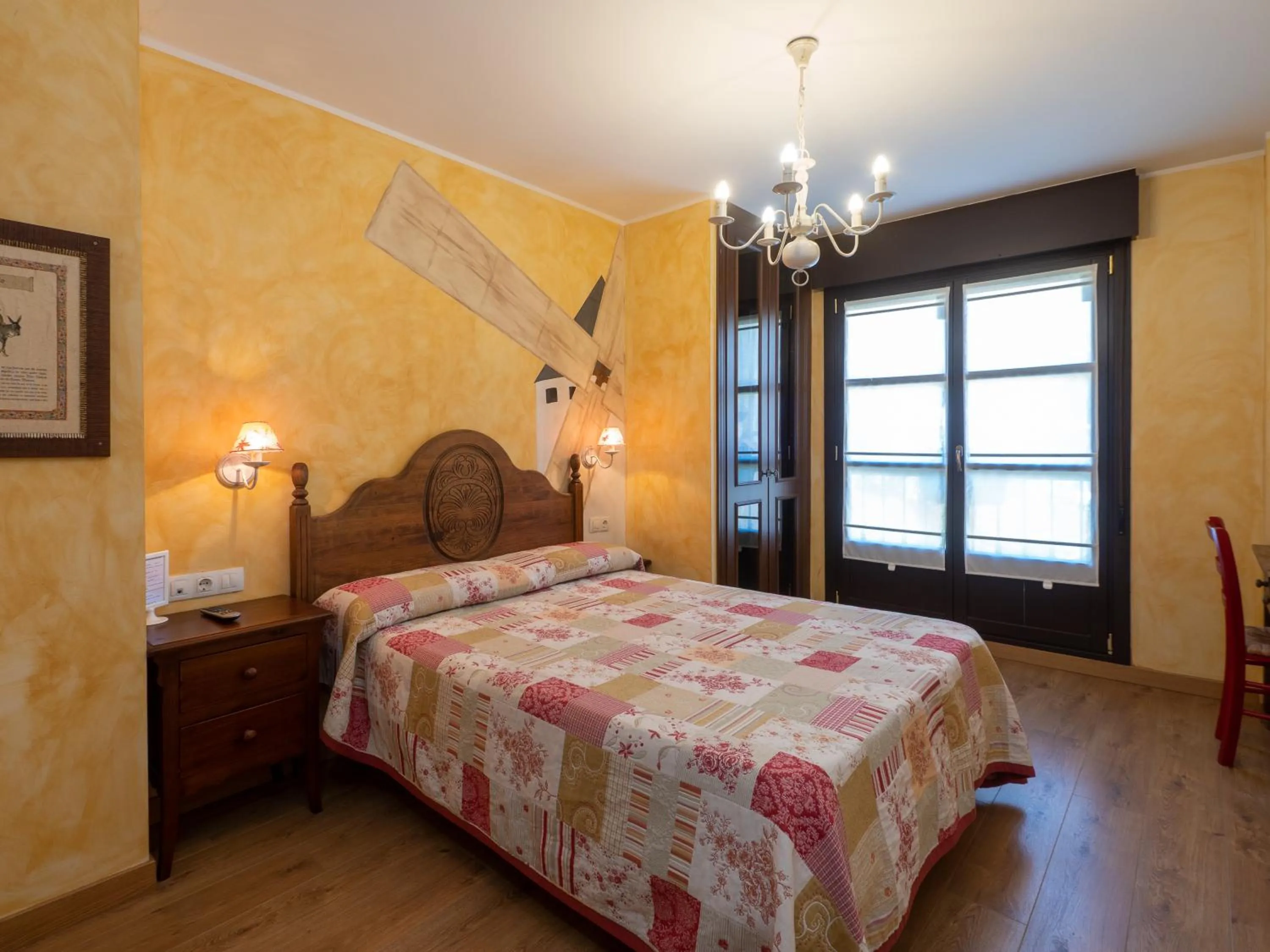 Bed in La Posta del Camín Real