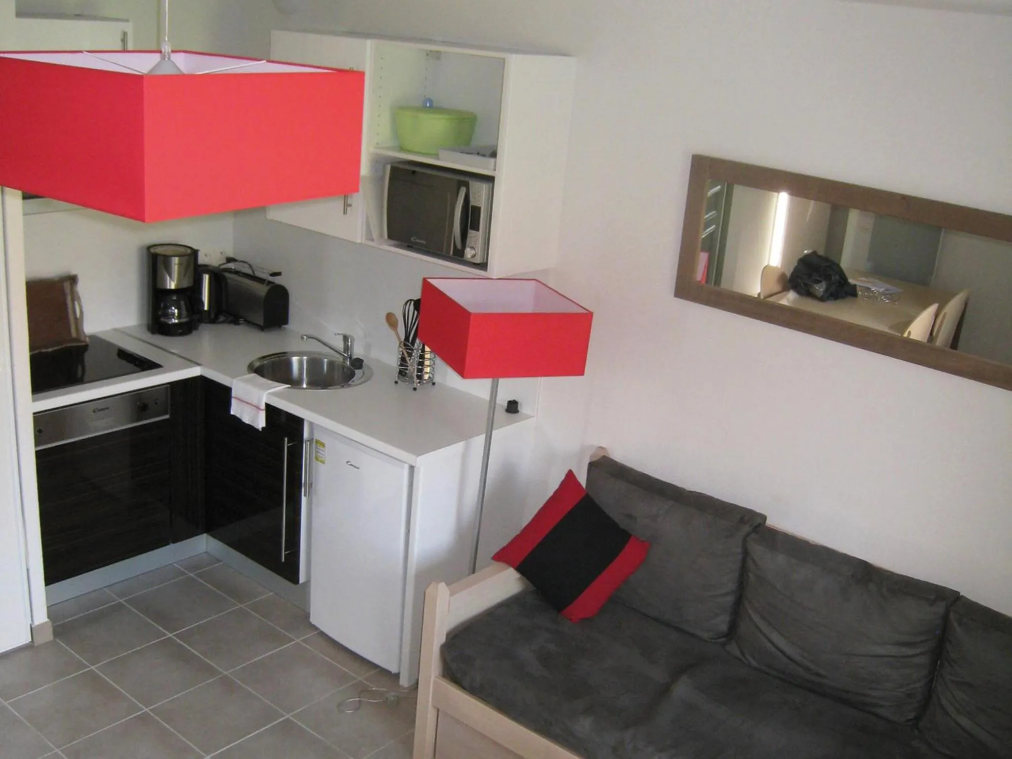 Living room in Lagrange Vacances Les Bastides de Lascaux