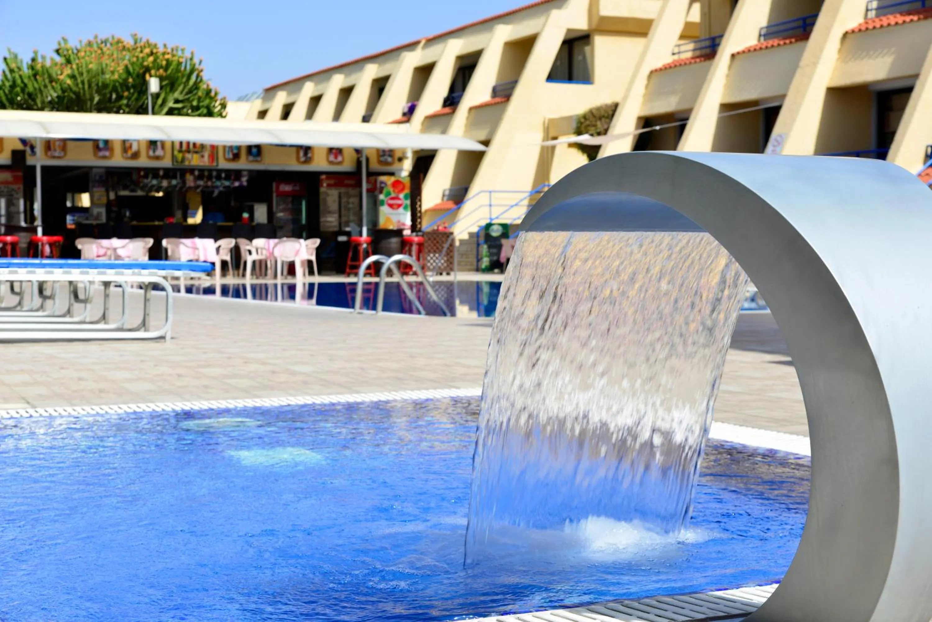 Pool view in Napa Prince Hotel Apts