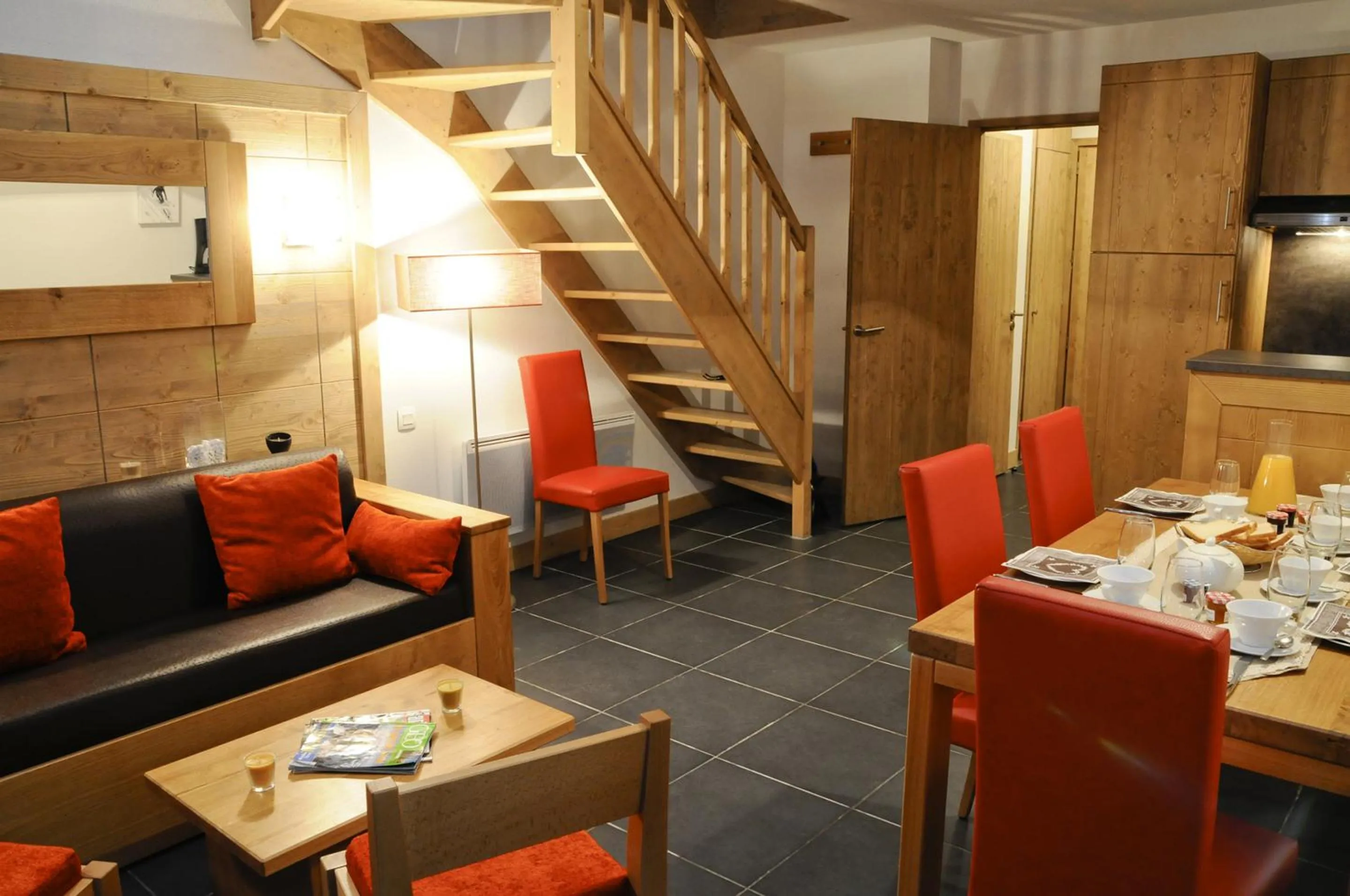 Living room in Lagrange Vacances Le Roc Belle Face