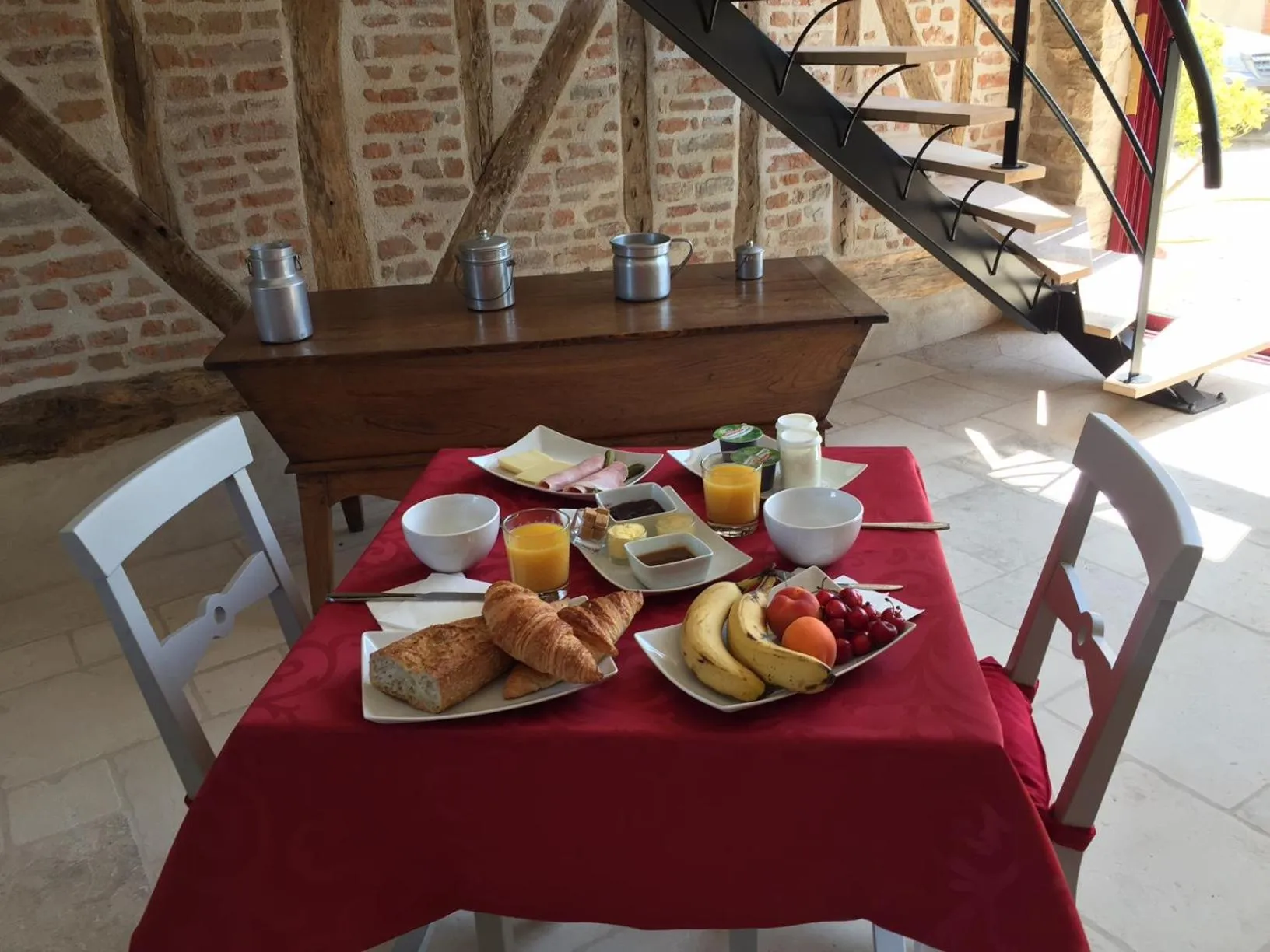 Food close-up in La Loubertine